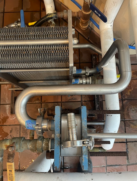 12bbl brewhouse with dual heat exchangers