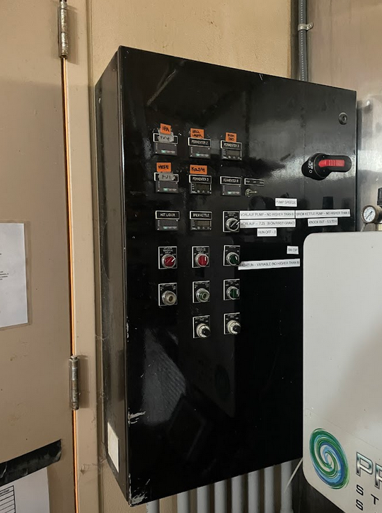 12bbl direct fire Brewhouse  controls