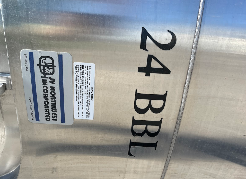 24bbl JV Northwest Low-Clearance Fermenters
