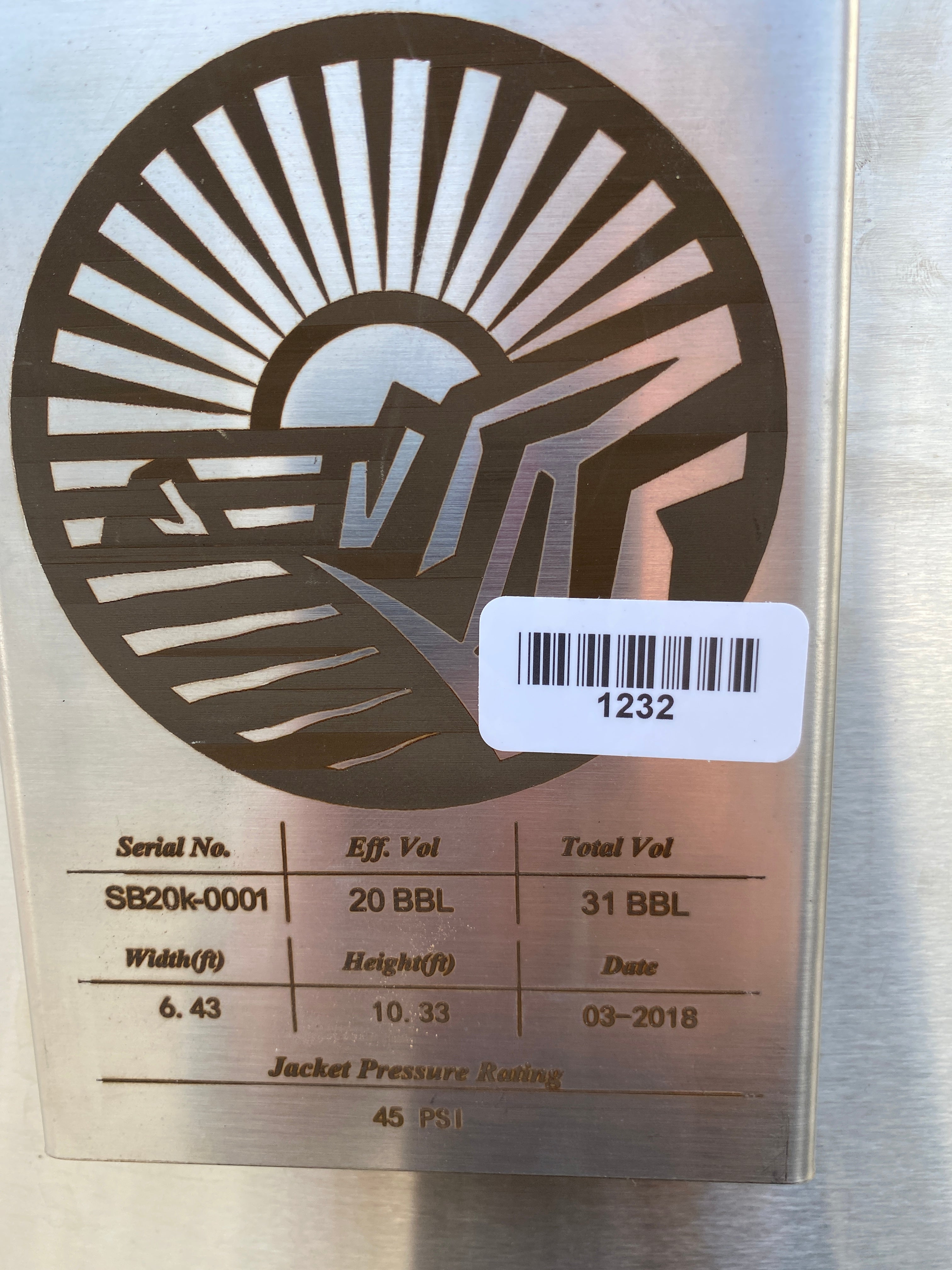 20bbl BET Kettle NEW
