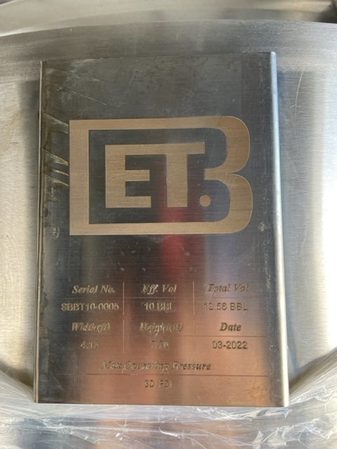 10bbl Brite Tank Beverage Equipment Traders