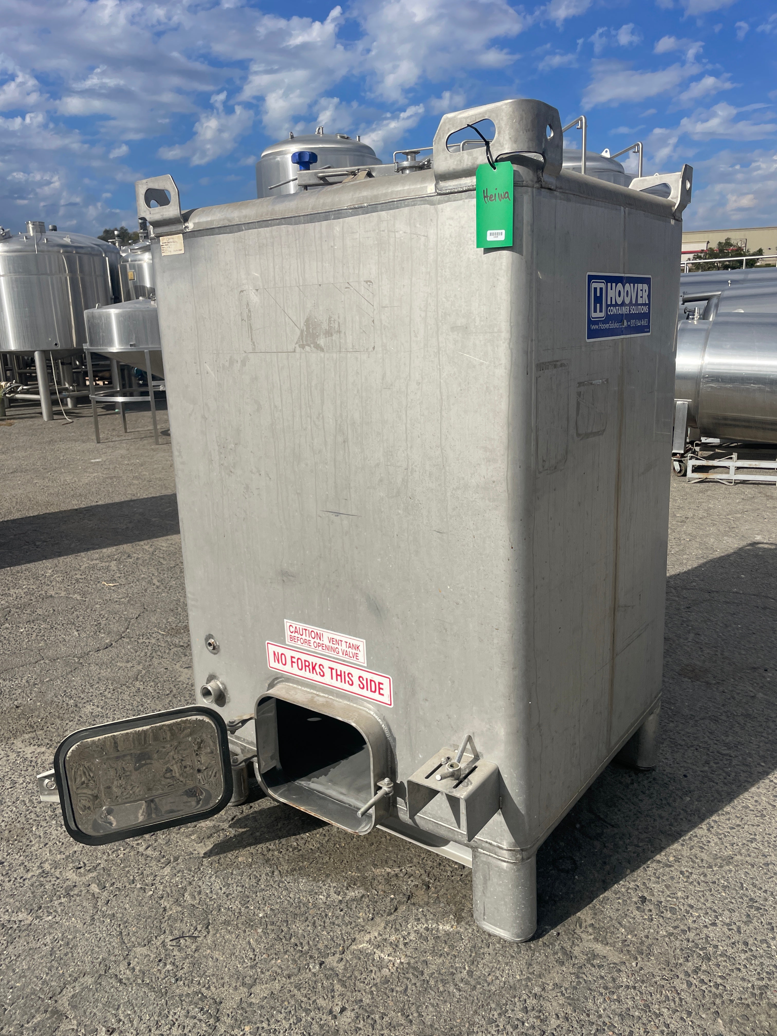 550 Gallon Stainless Totes
