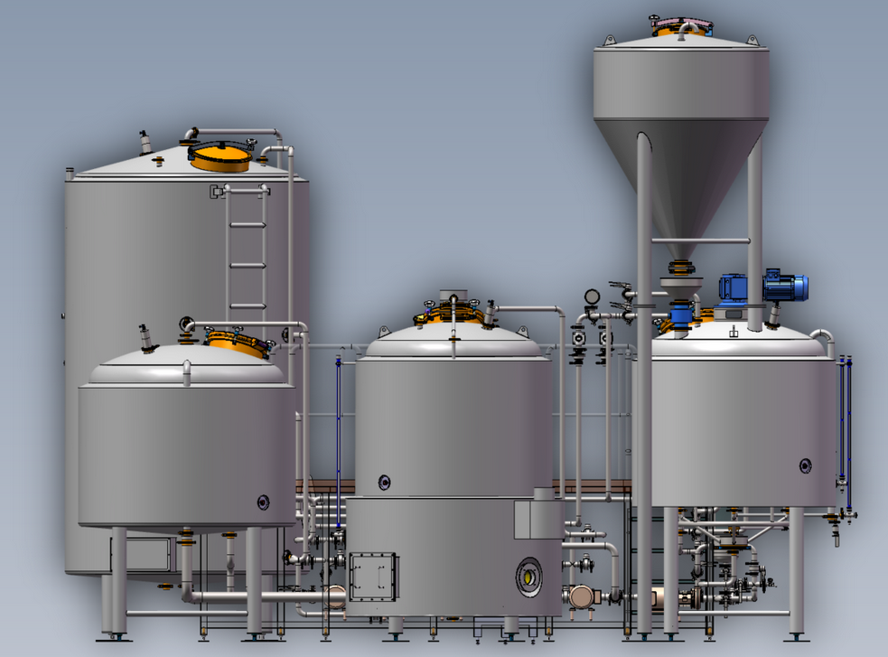 10bbl Deutsche Direct Fire Brewhouse