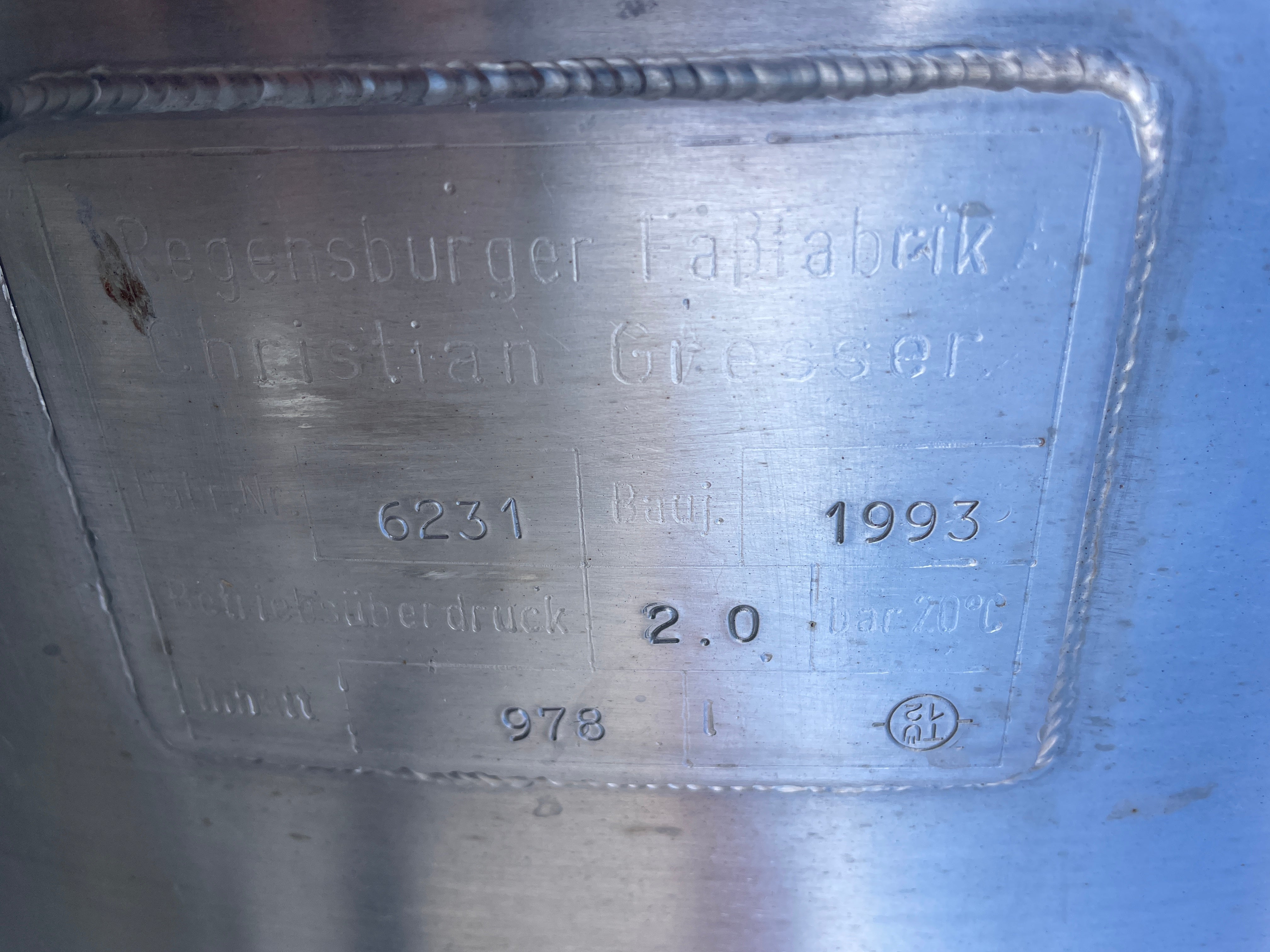 Yeast Propagtion Tank