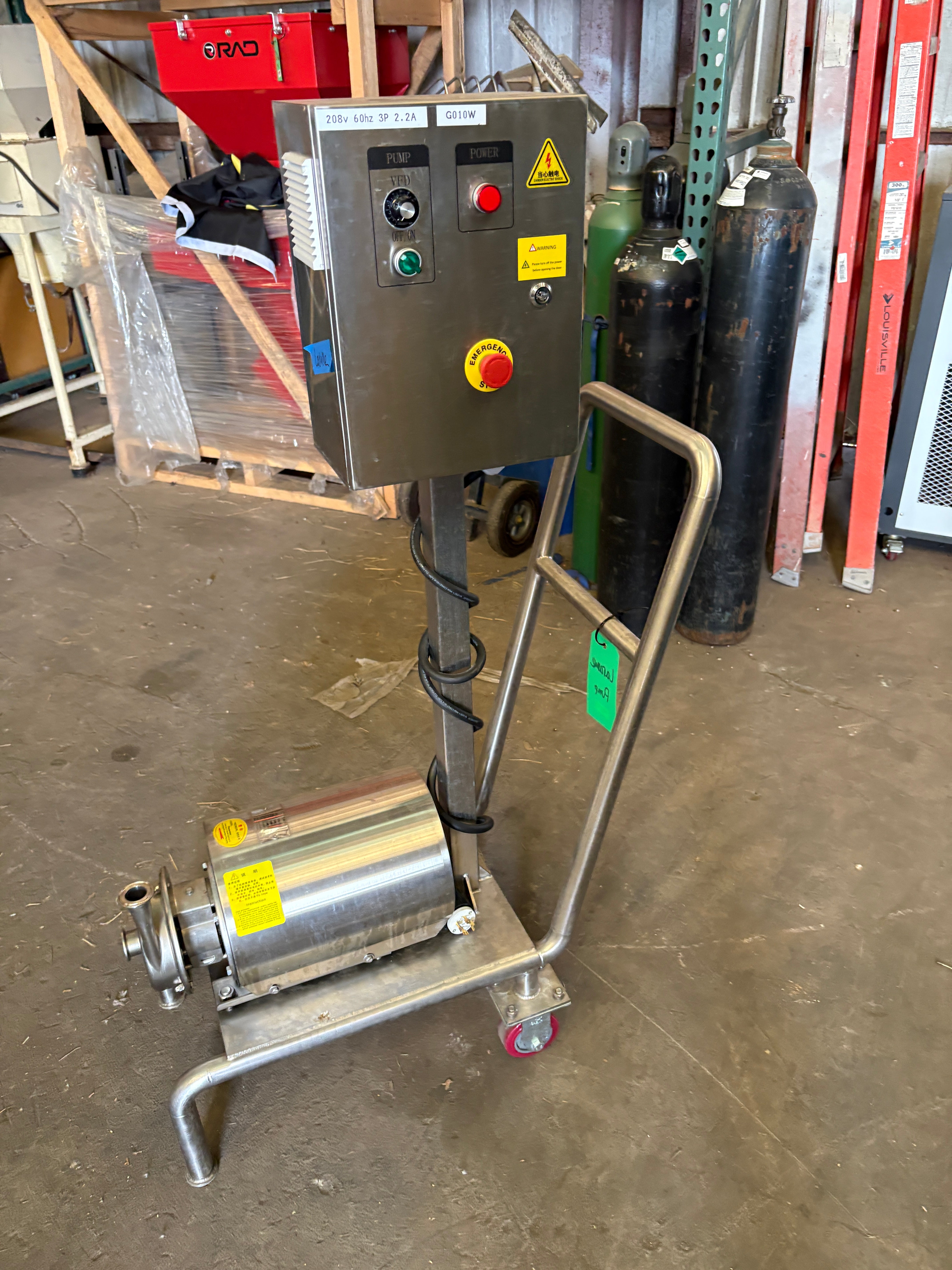 Cart Mounted Pump
