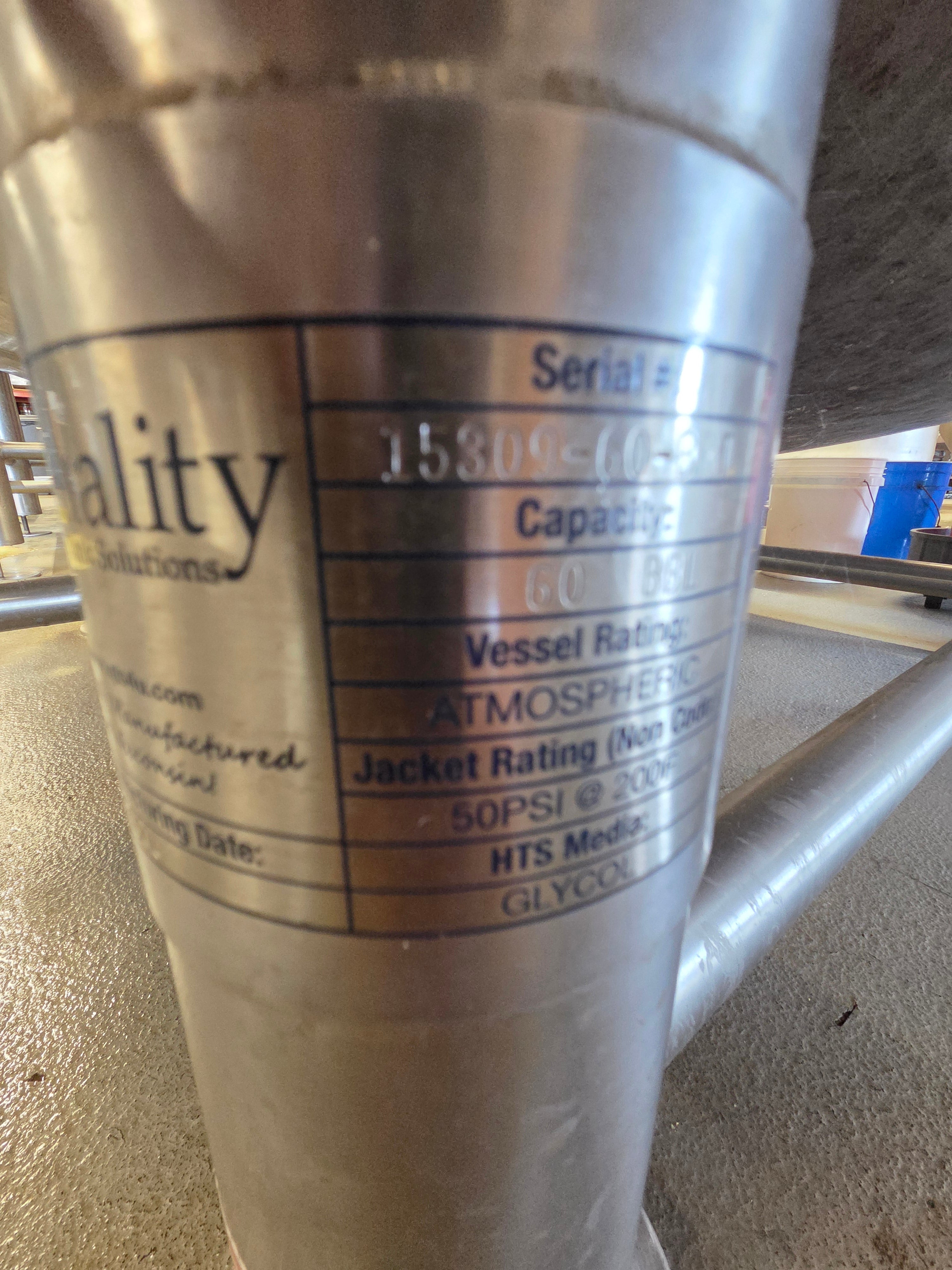 60bbl Brite Tank