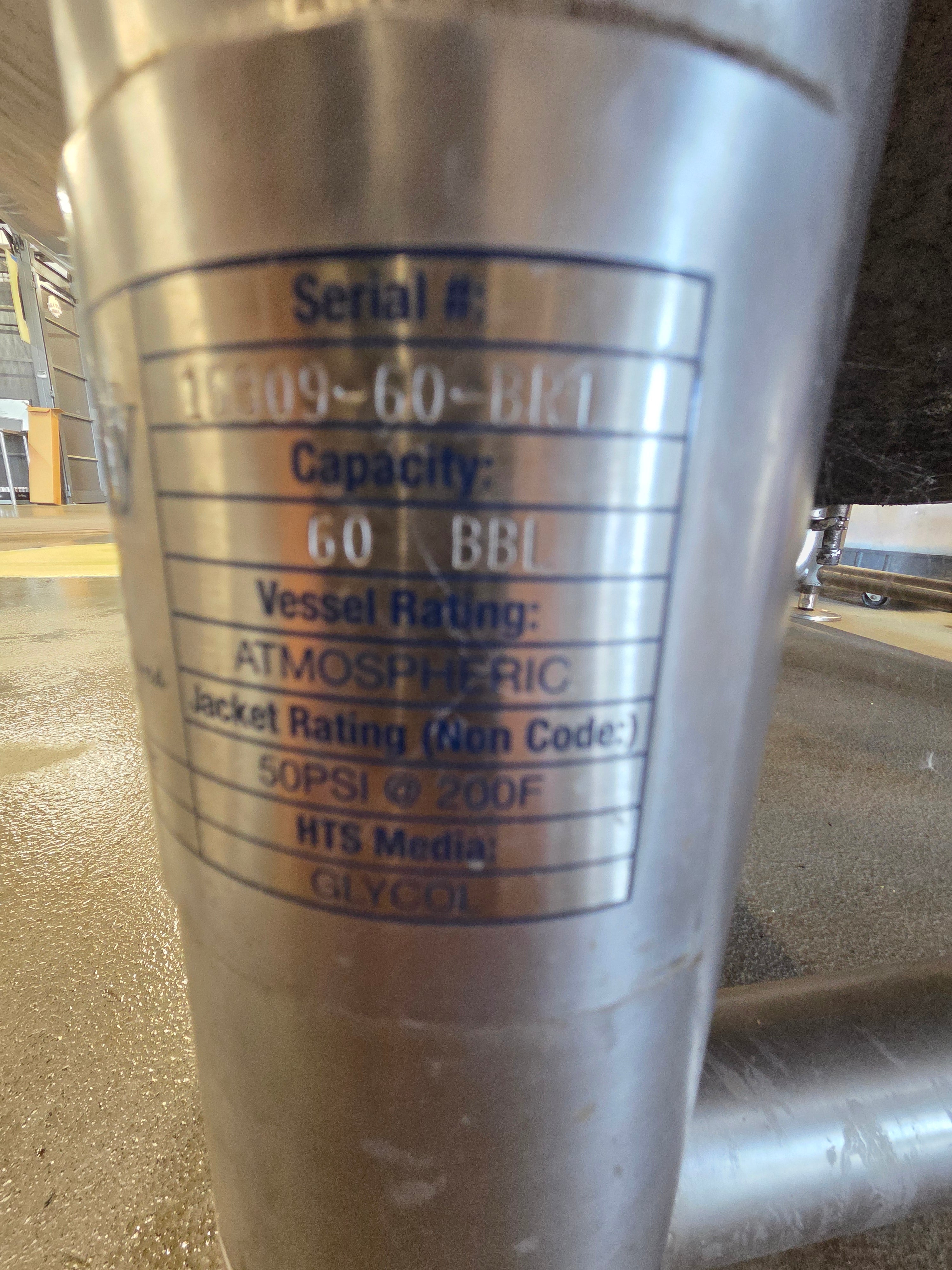 60bbl Brite Tank