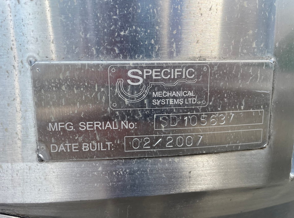30bbl Specific Mechanical Fermenter