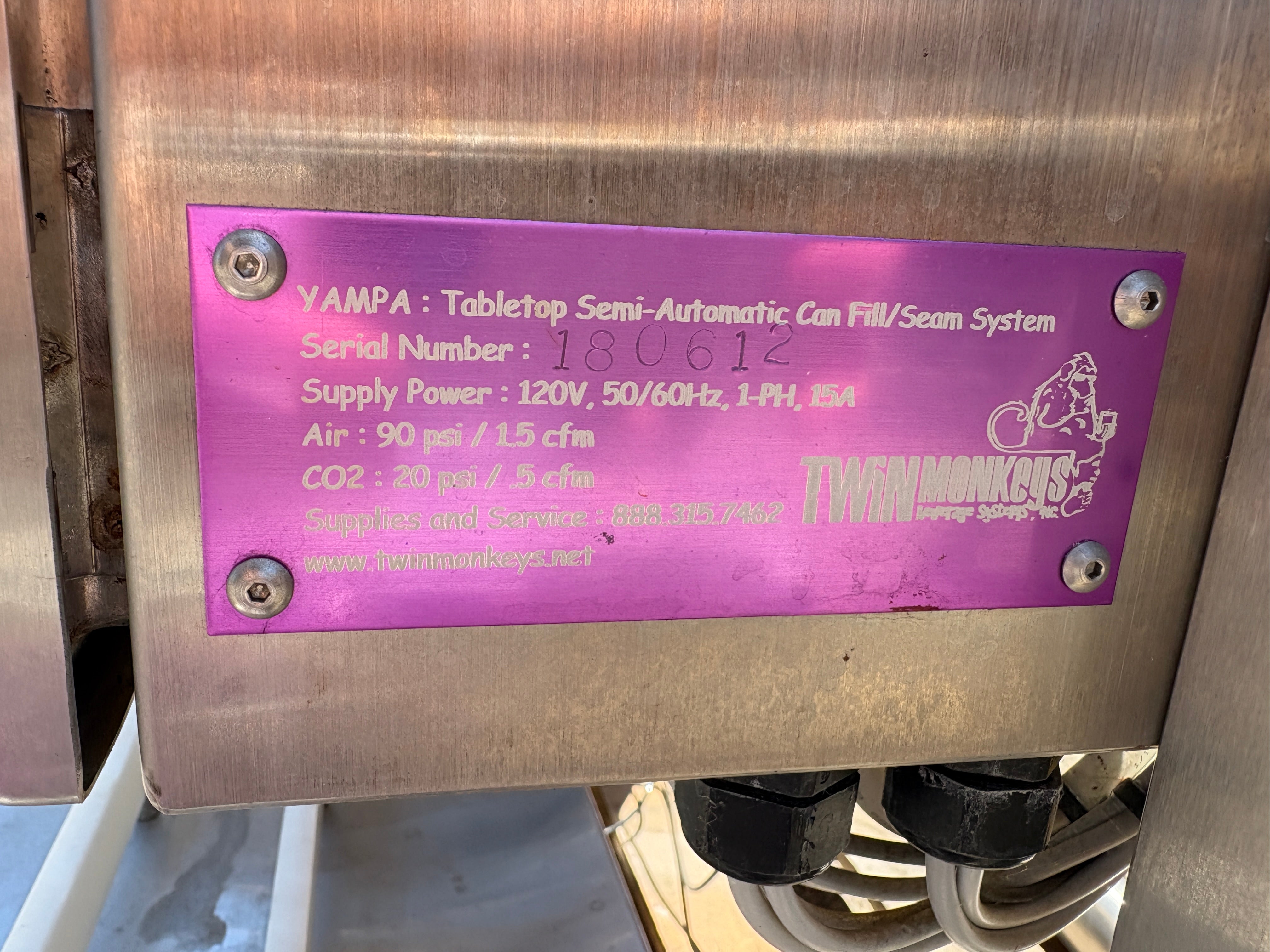 Twin Monkeys 3-Head Can Filler