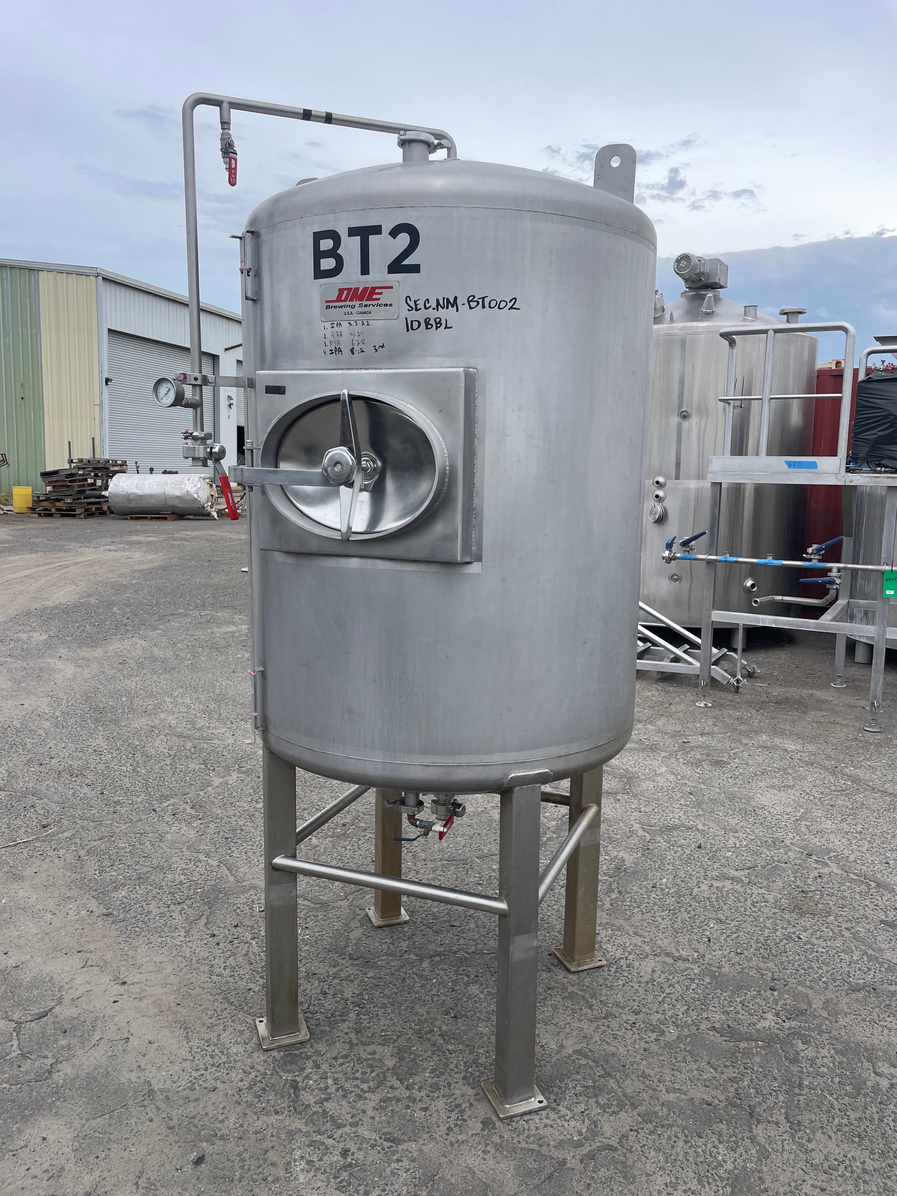10bbl DME Serving Tanks