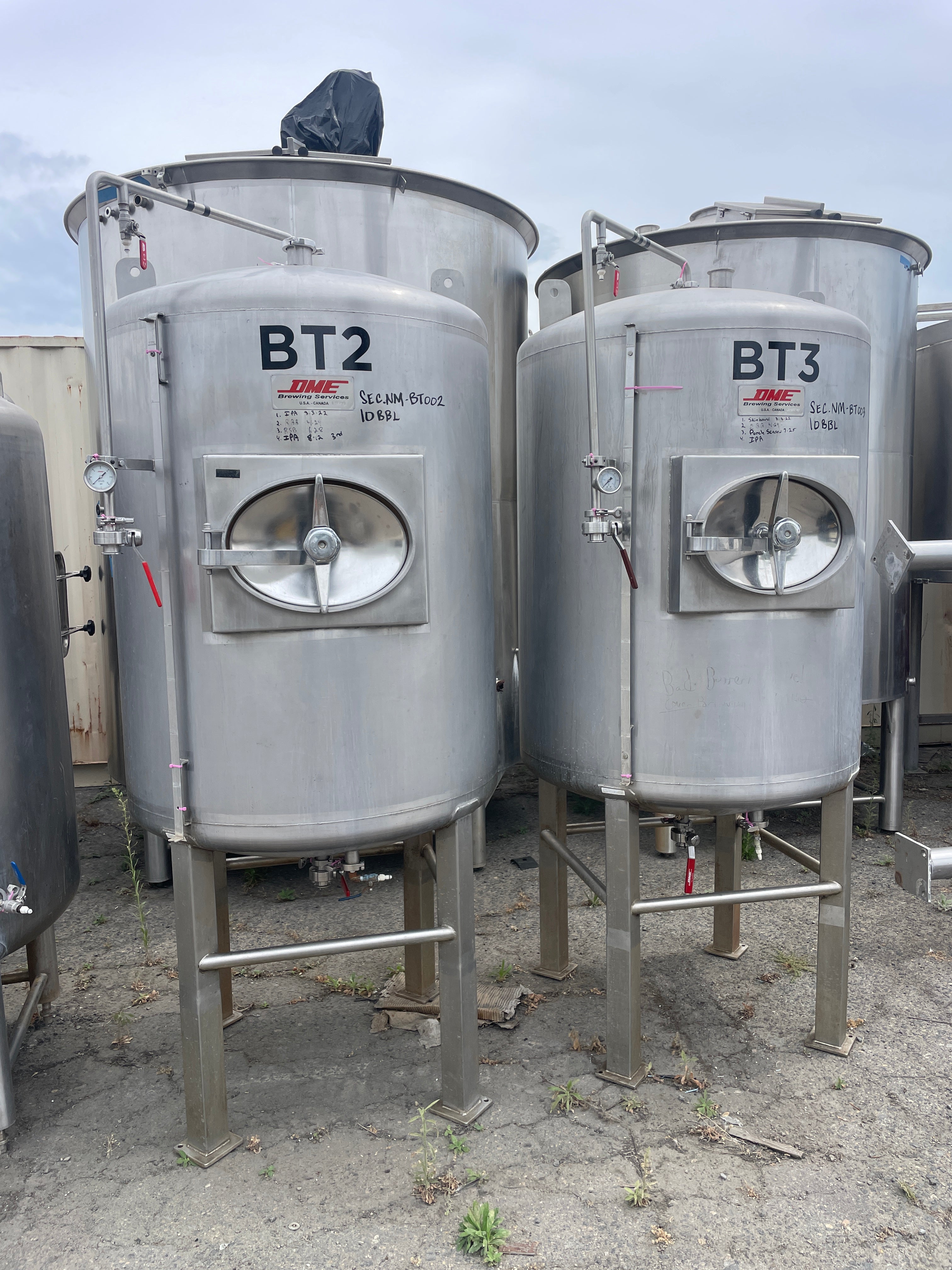 10bbl DME Serving Tanks