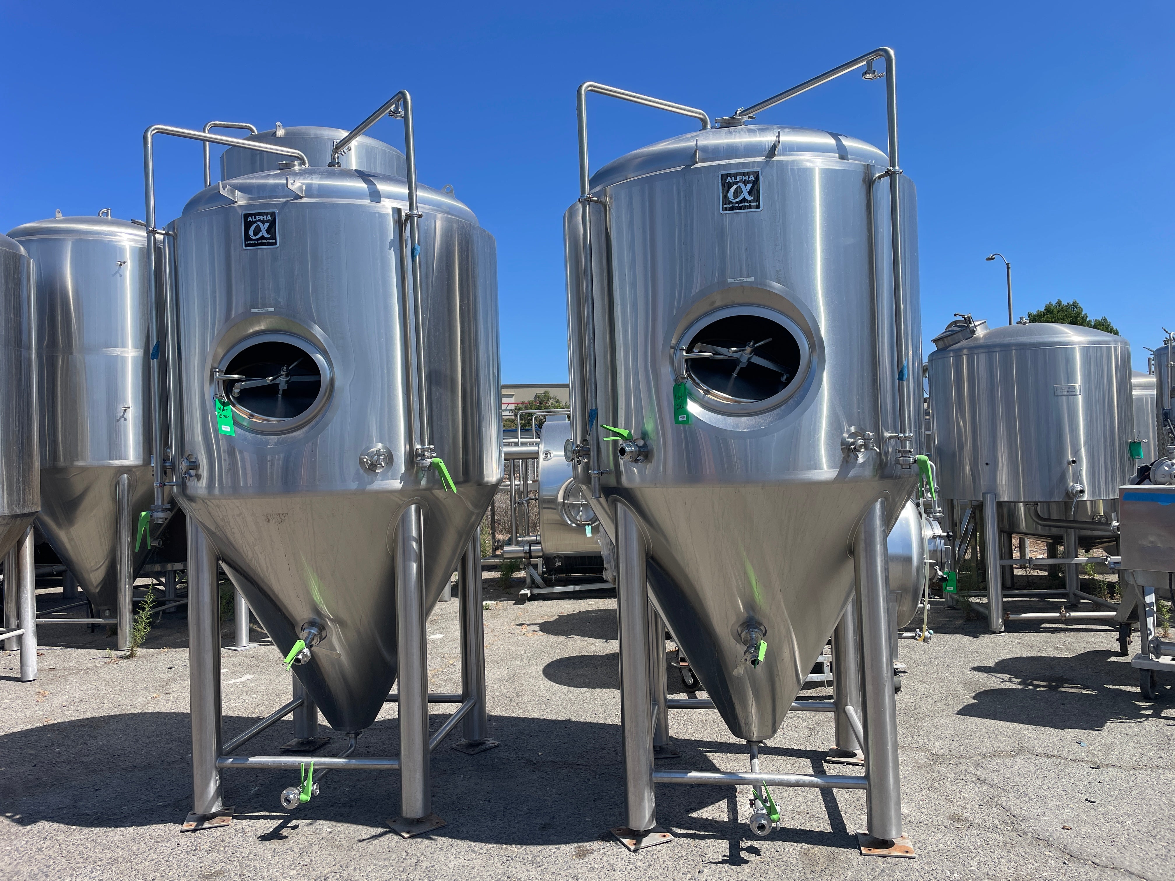 Alpha 20bbl Fermenters