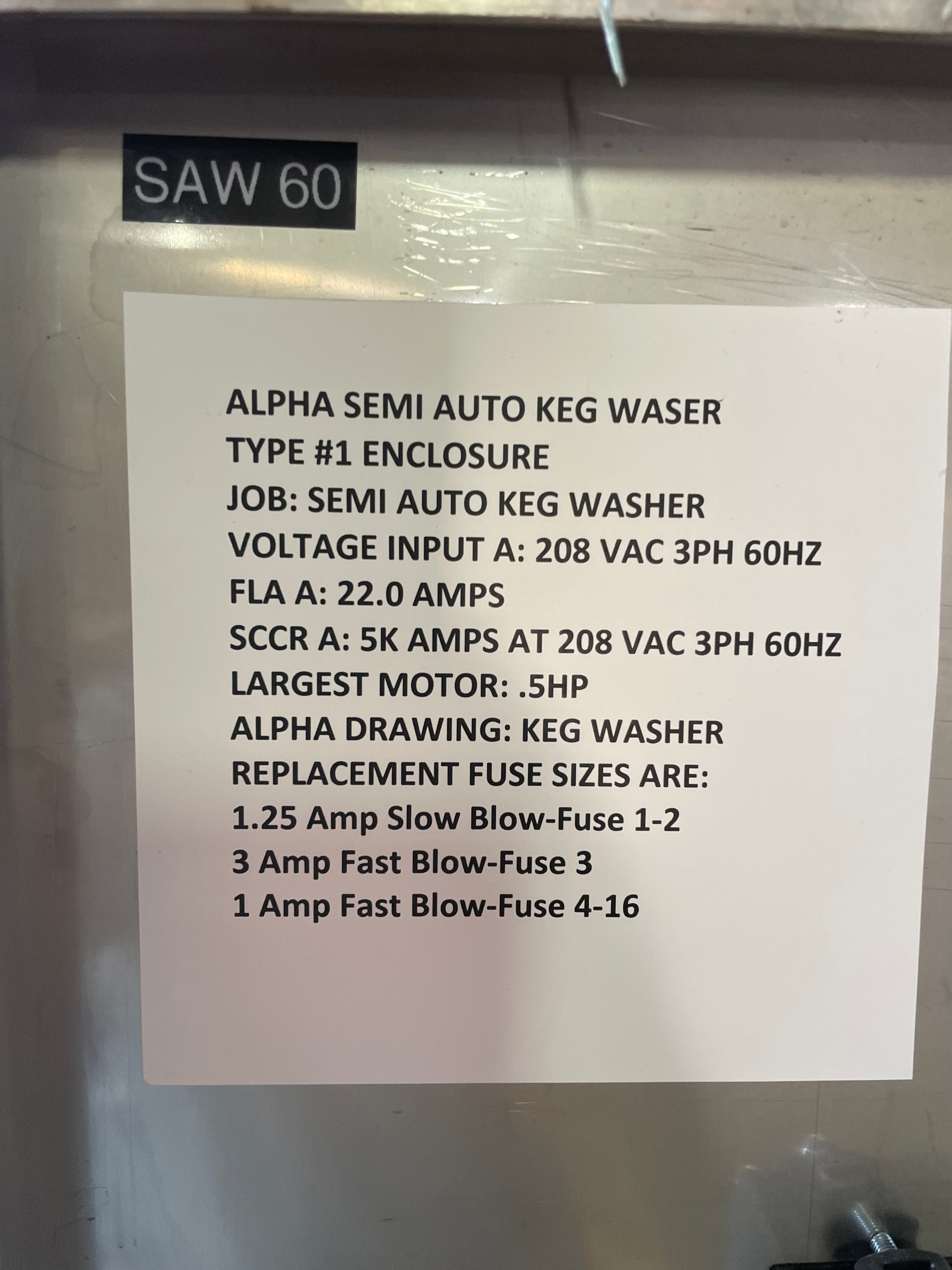 Alpha Keg Washer