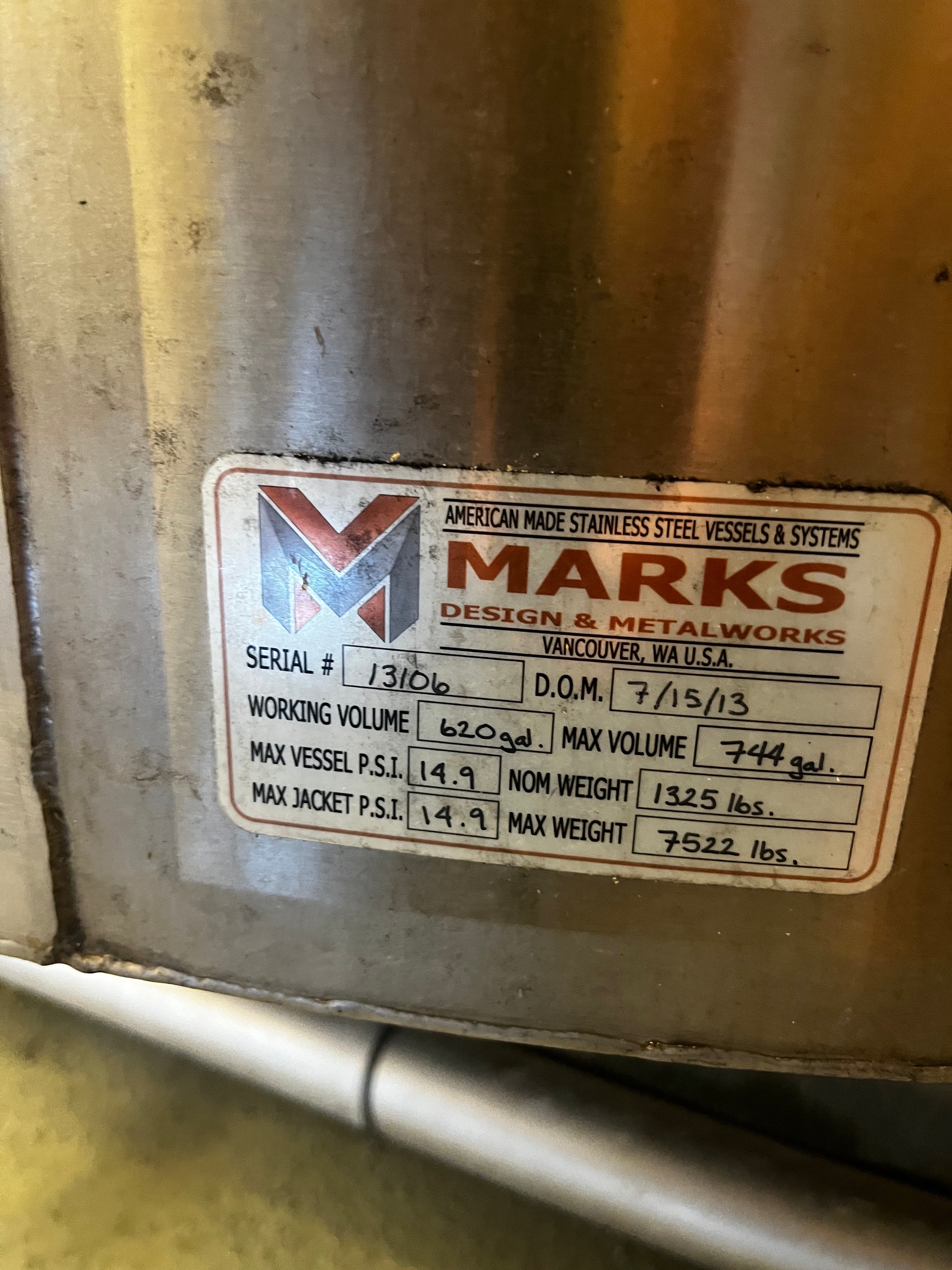 20bbl Marks Brite Tanks