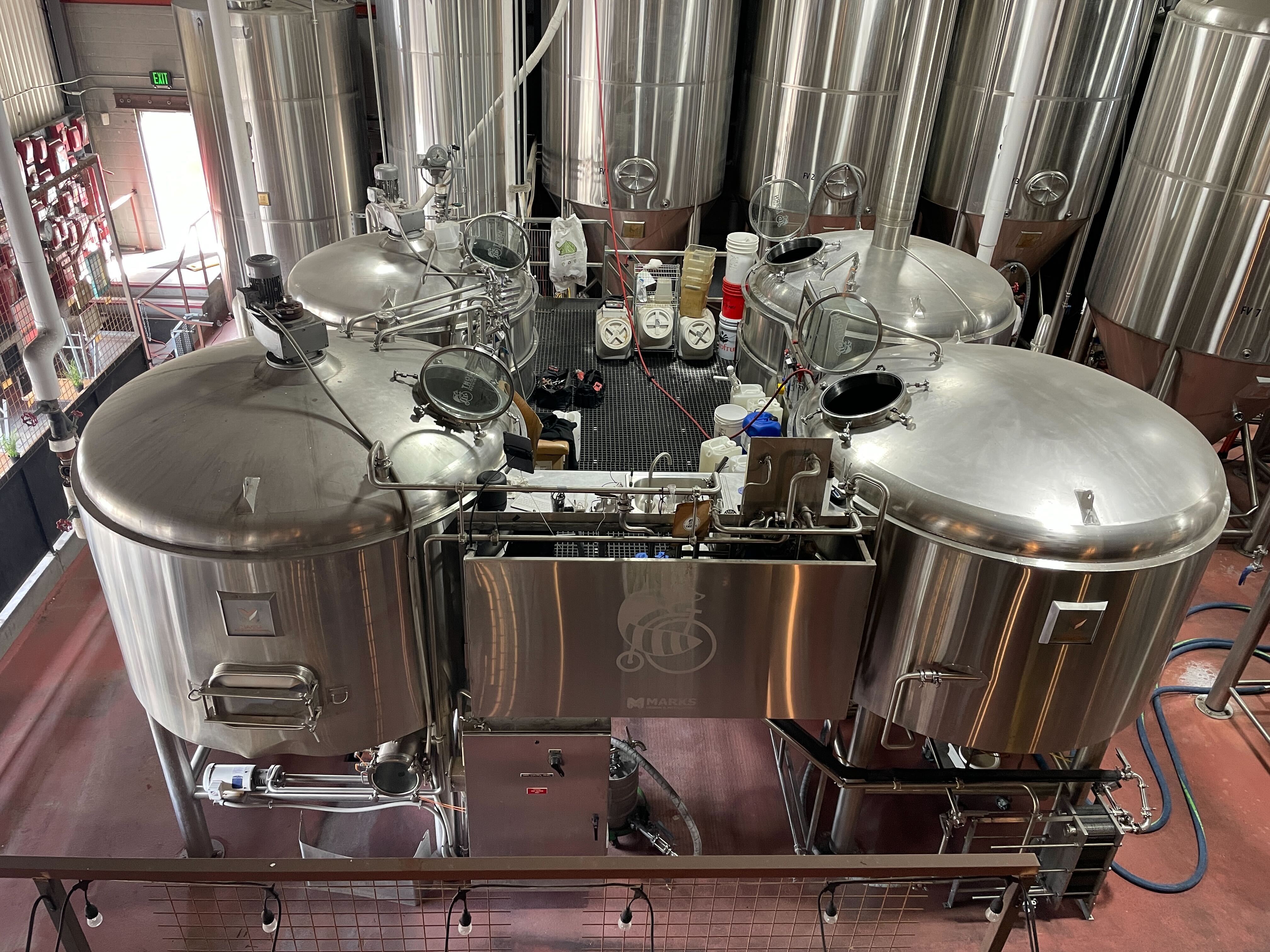 30bbl 4-Vessel Brewhouse