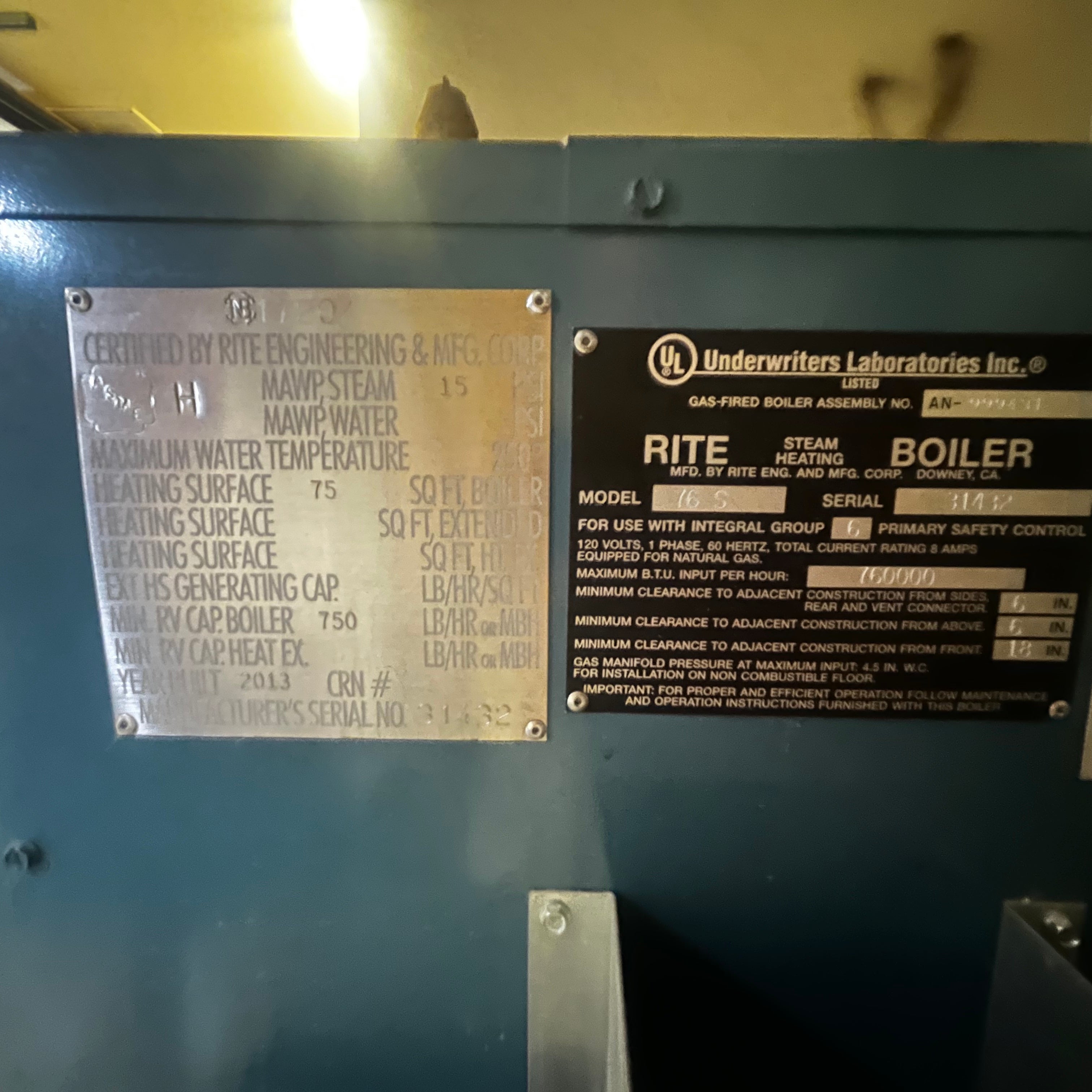 Rite Boiler
