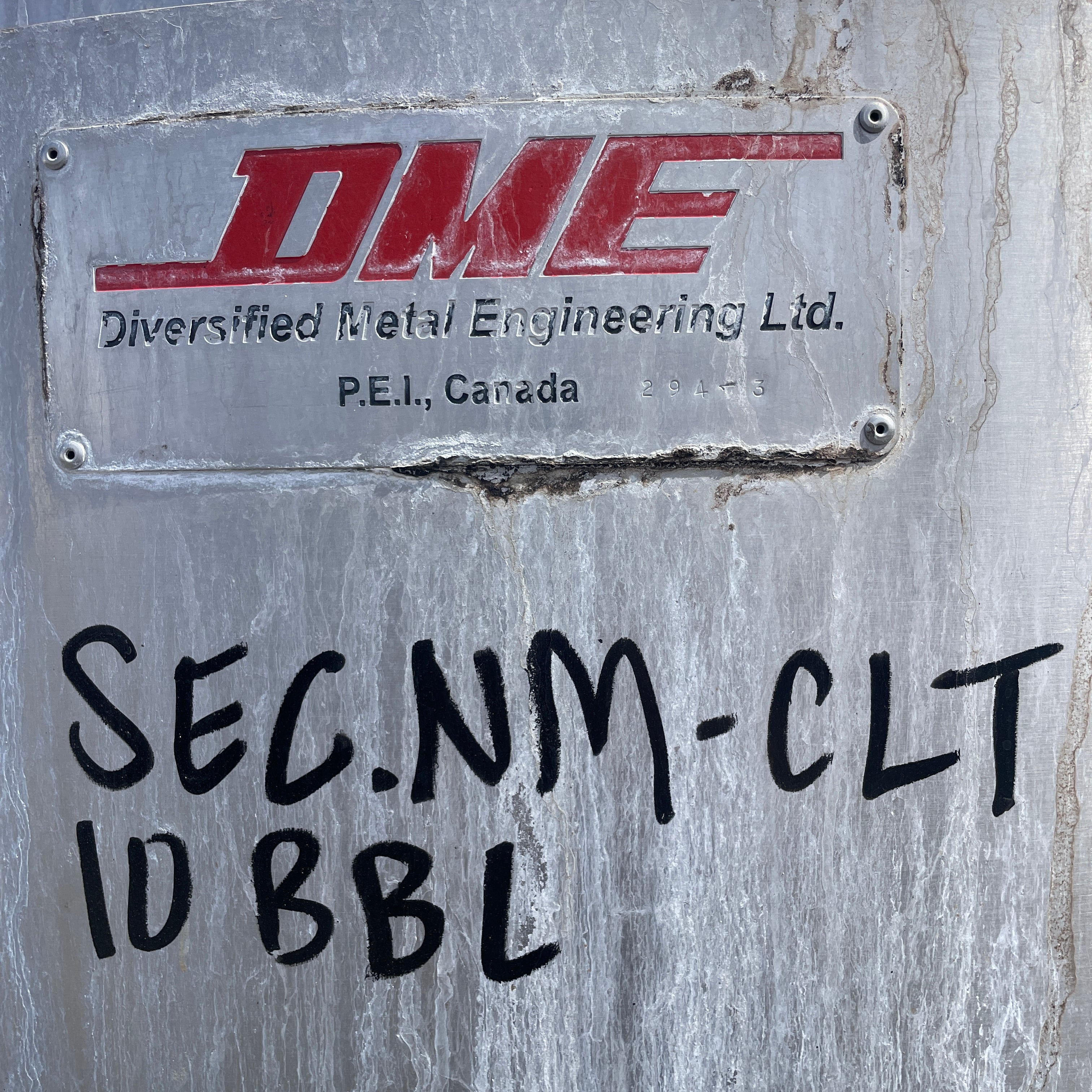 10bbl Cold Liquor Tank