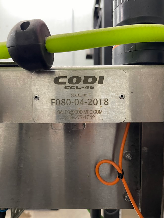 Complete CODI Canning Line w/ depal & labeler