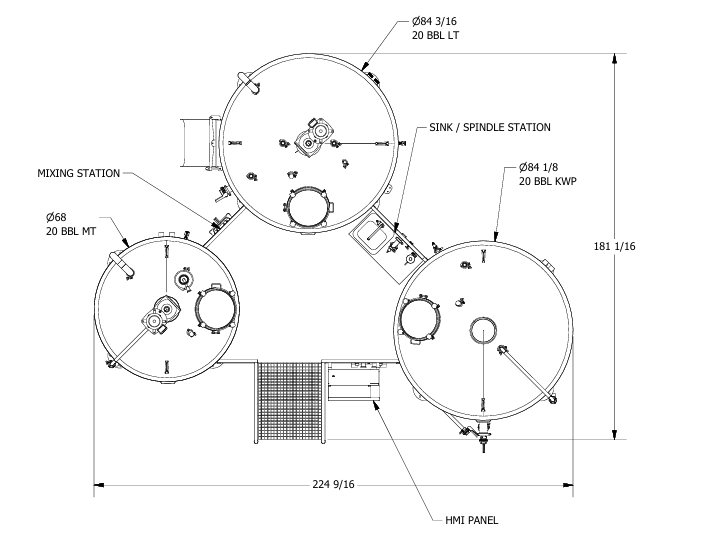 20bbl Marks Steam Brewhouse