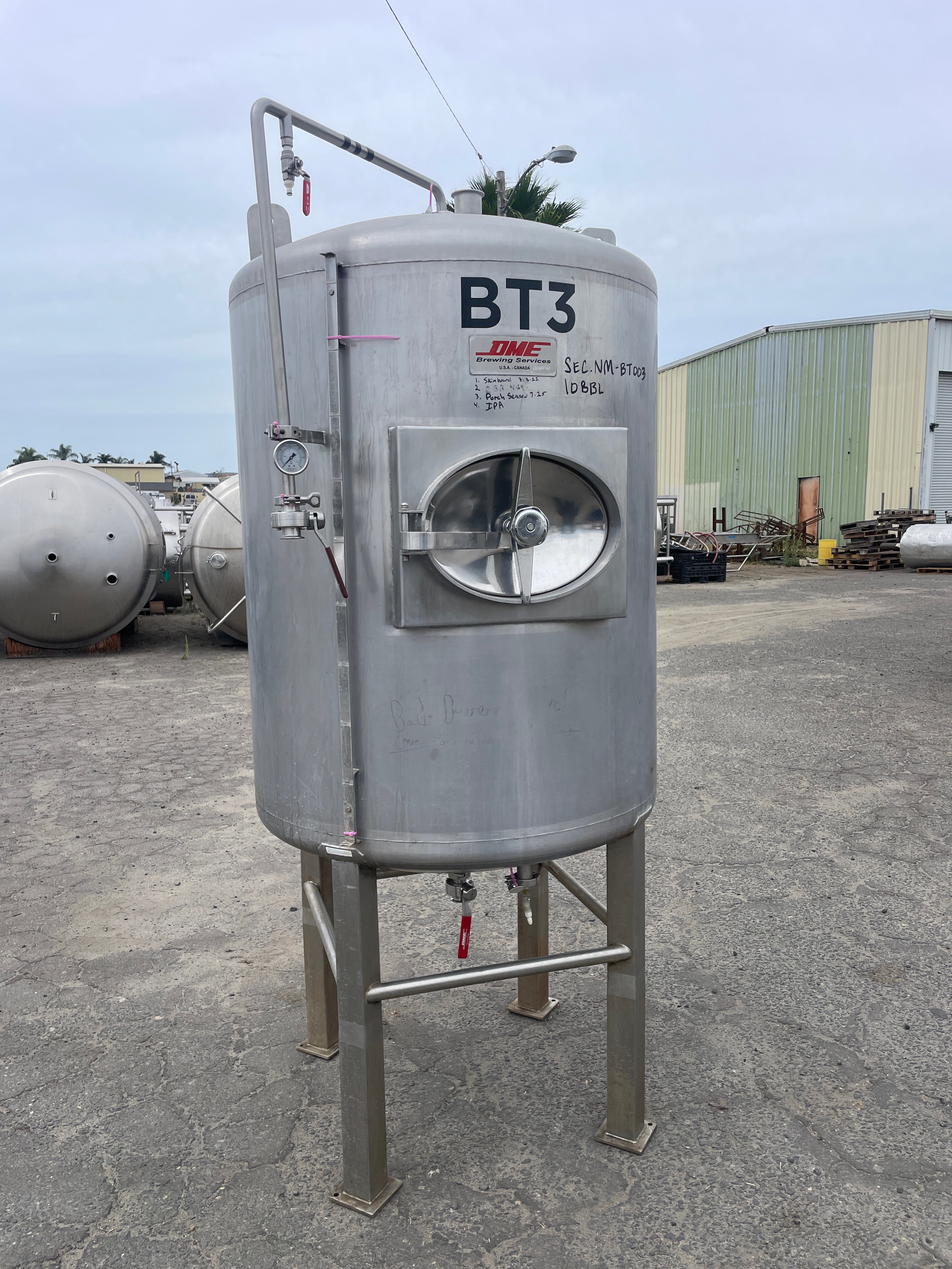 10bbl DME Serving Tanks
