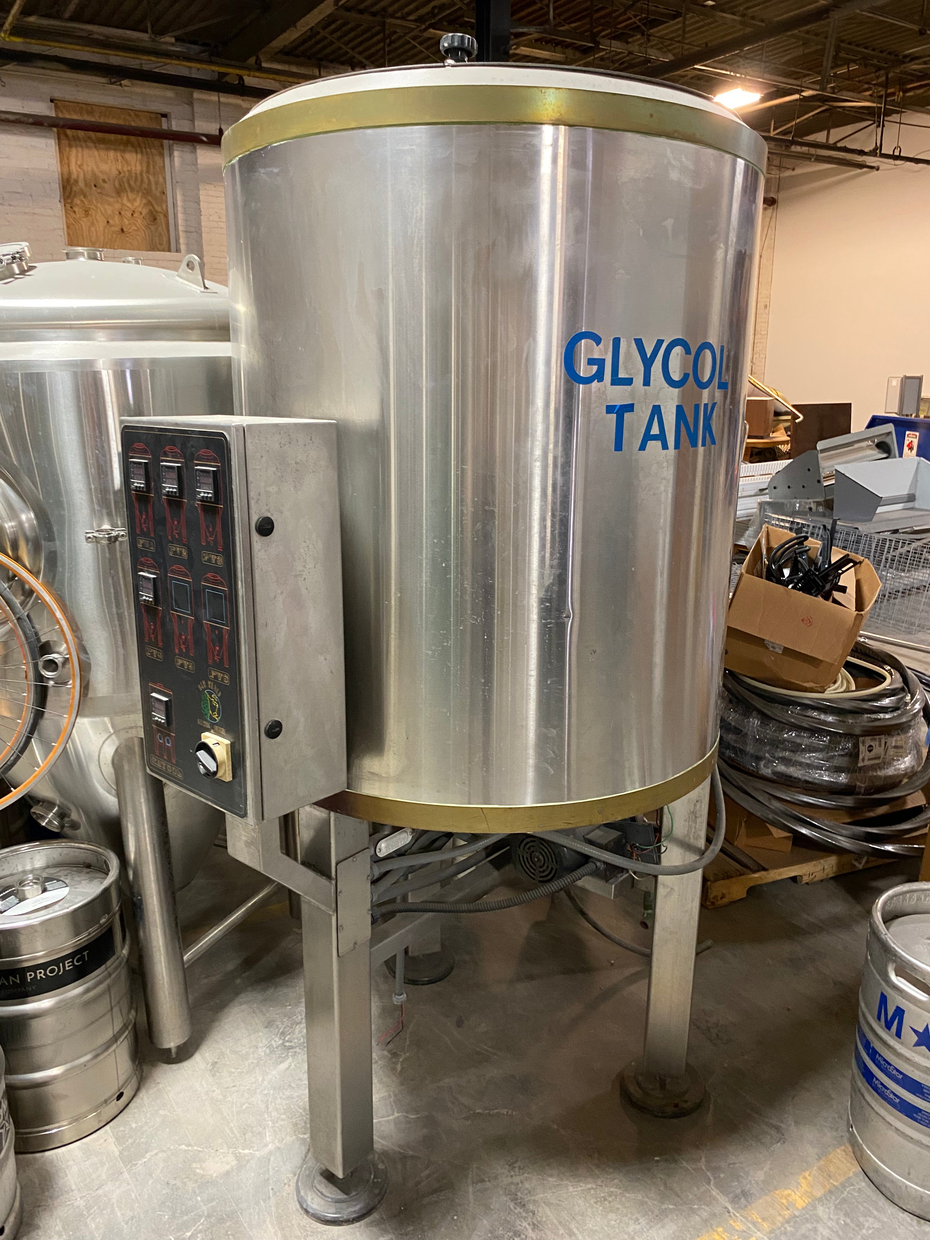 Glycol Reservoir and Control Panel