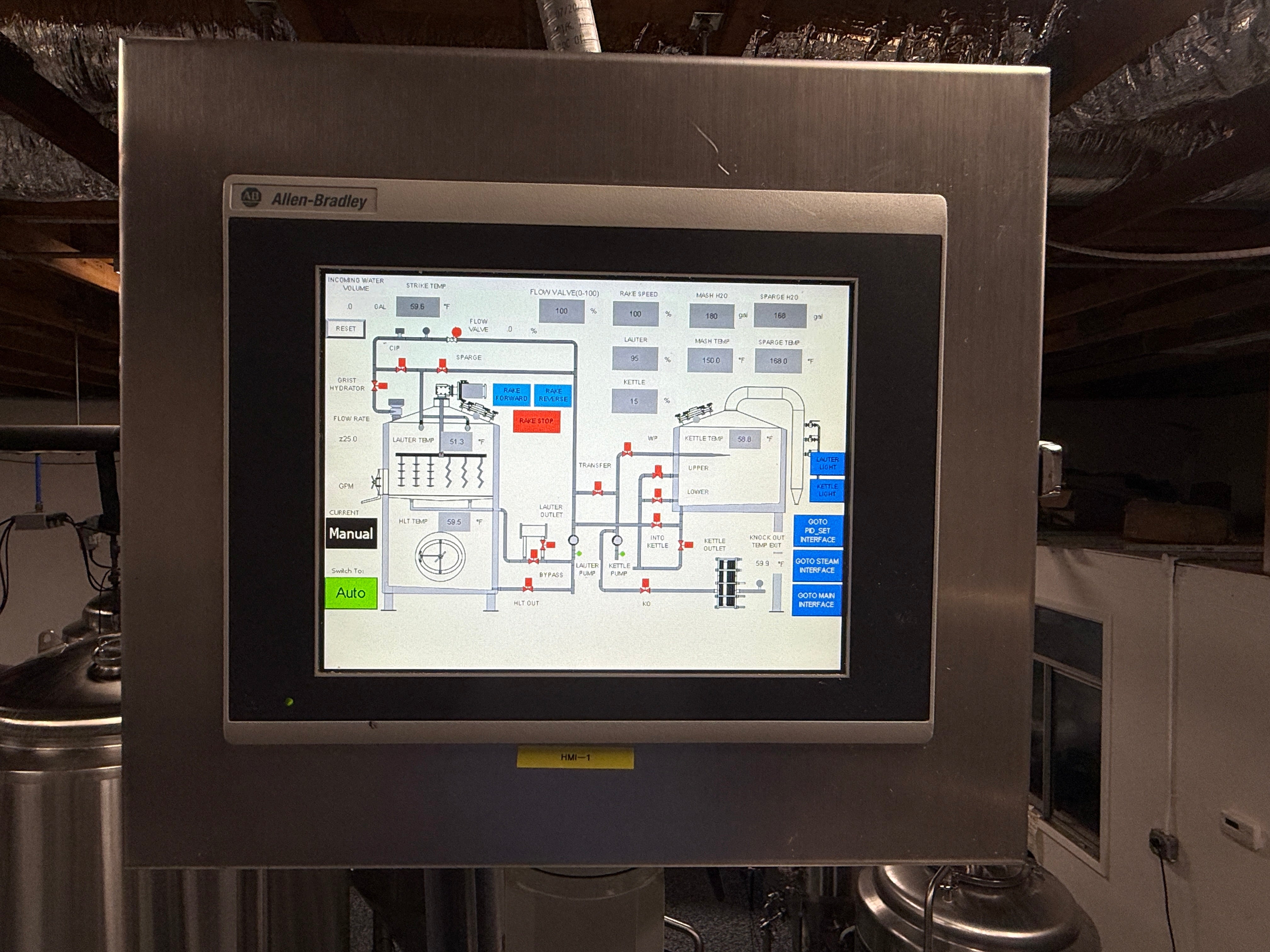 7bbl Steam Brewhouse