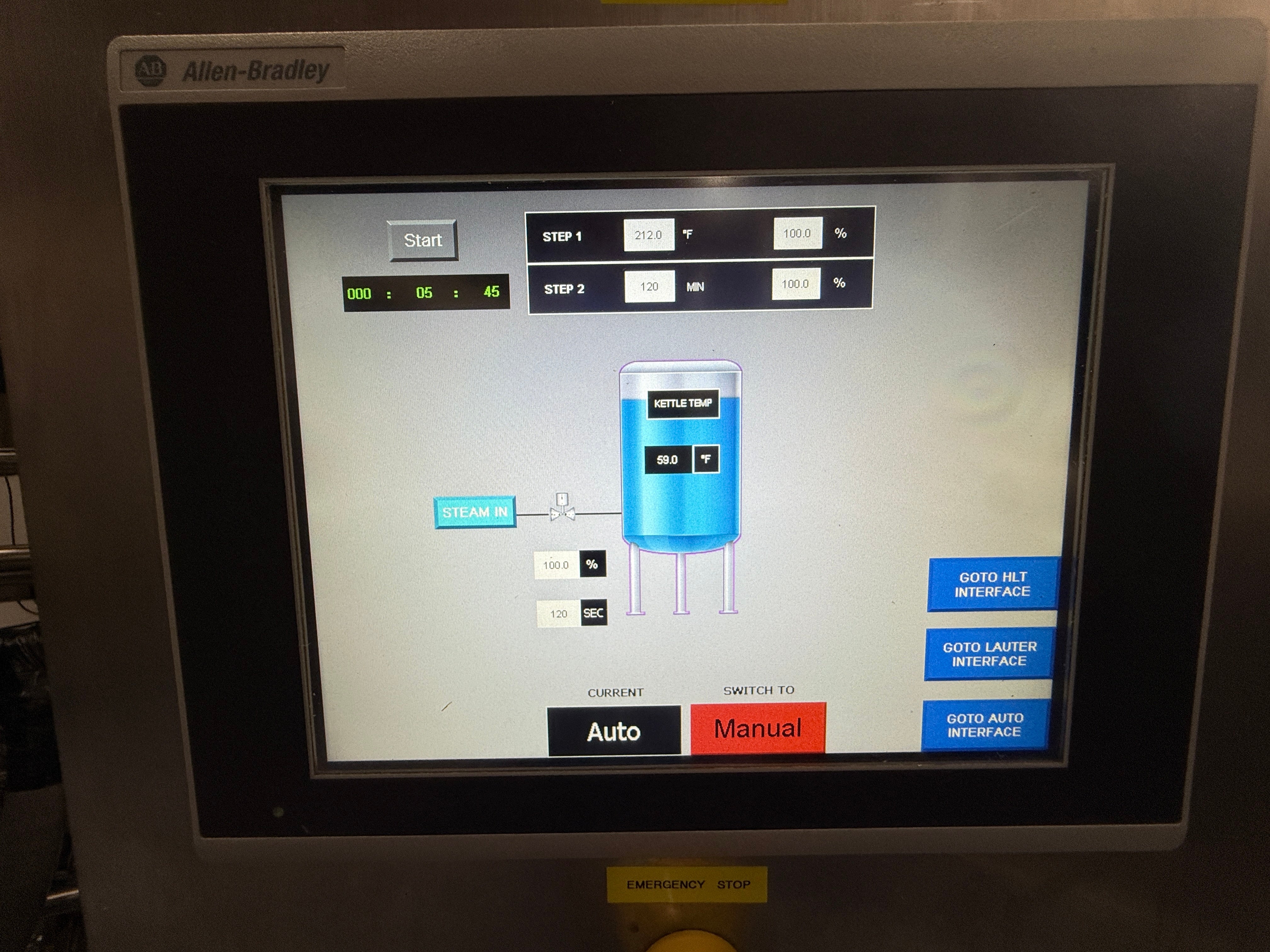 7bbl Steam Brewhouse