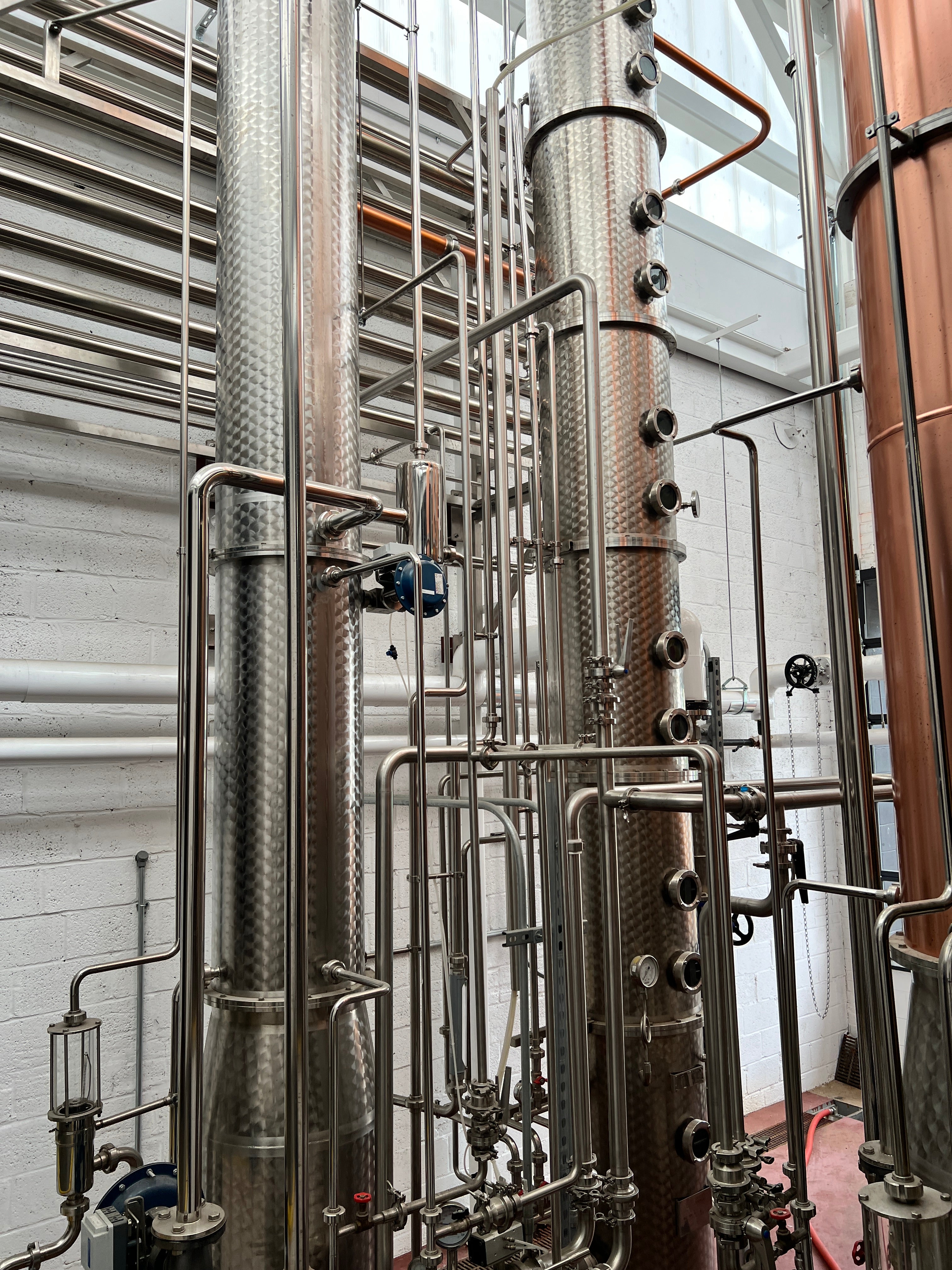 Barison Continuous Column and 2,000L Batch Still