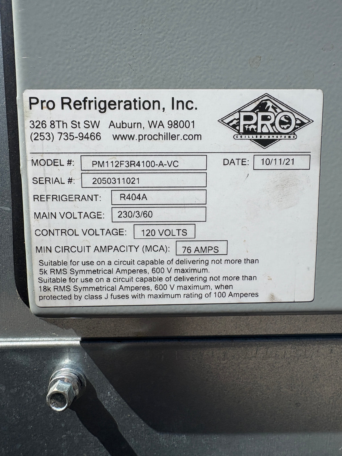 12hp Pro Chiller