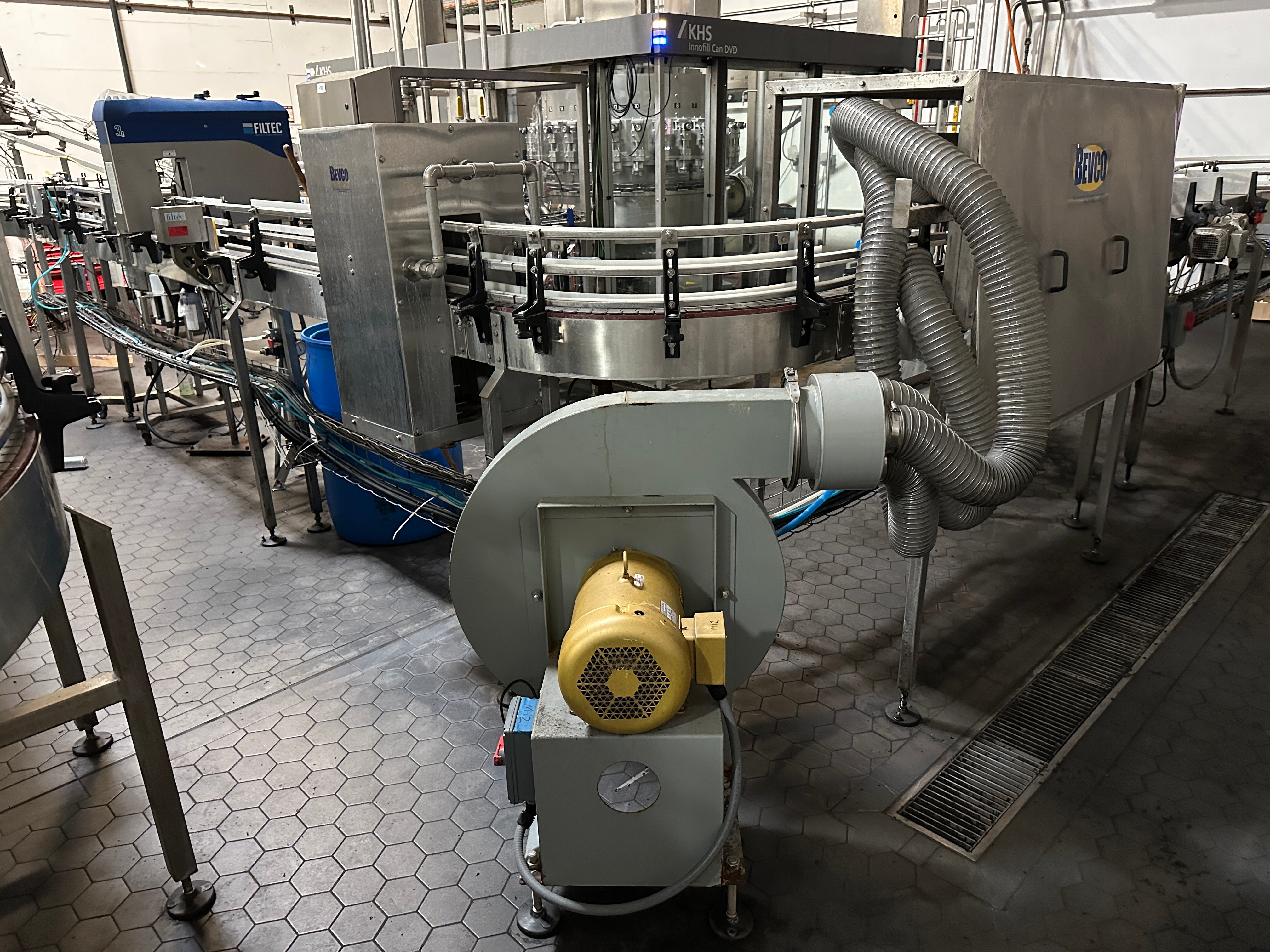 Bevco Water Rinse & Dry System