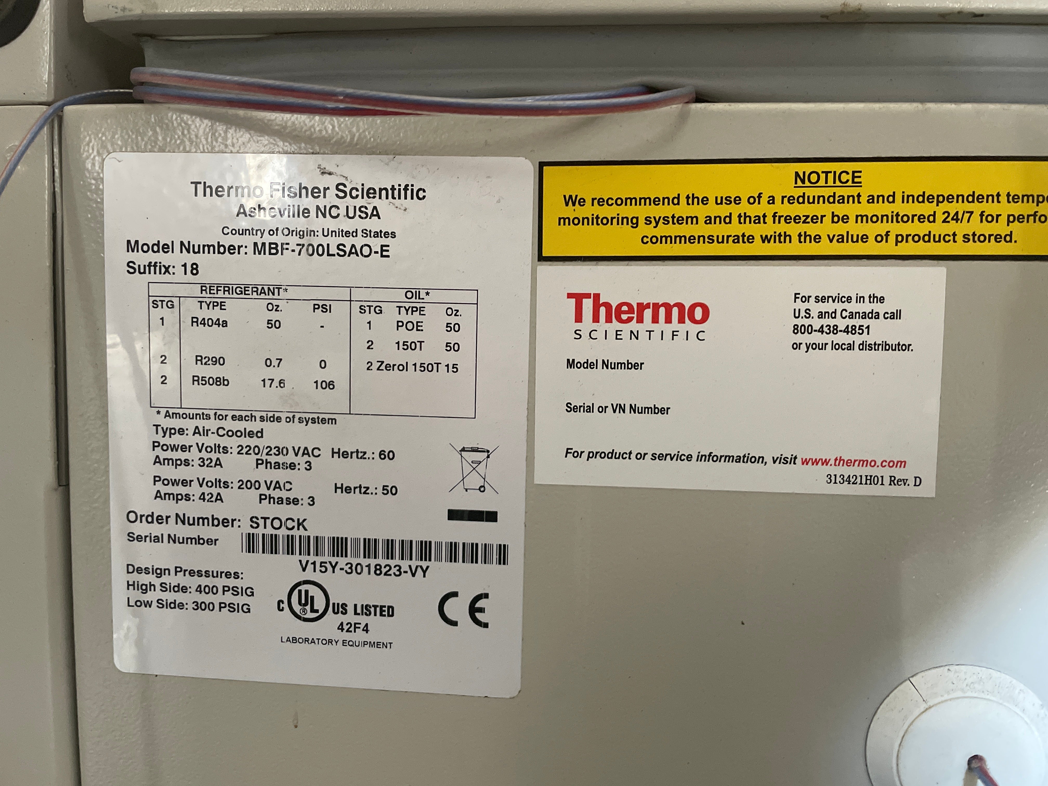 -80­°F Thermo Freezer