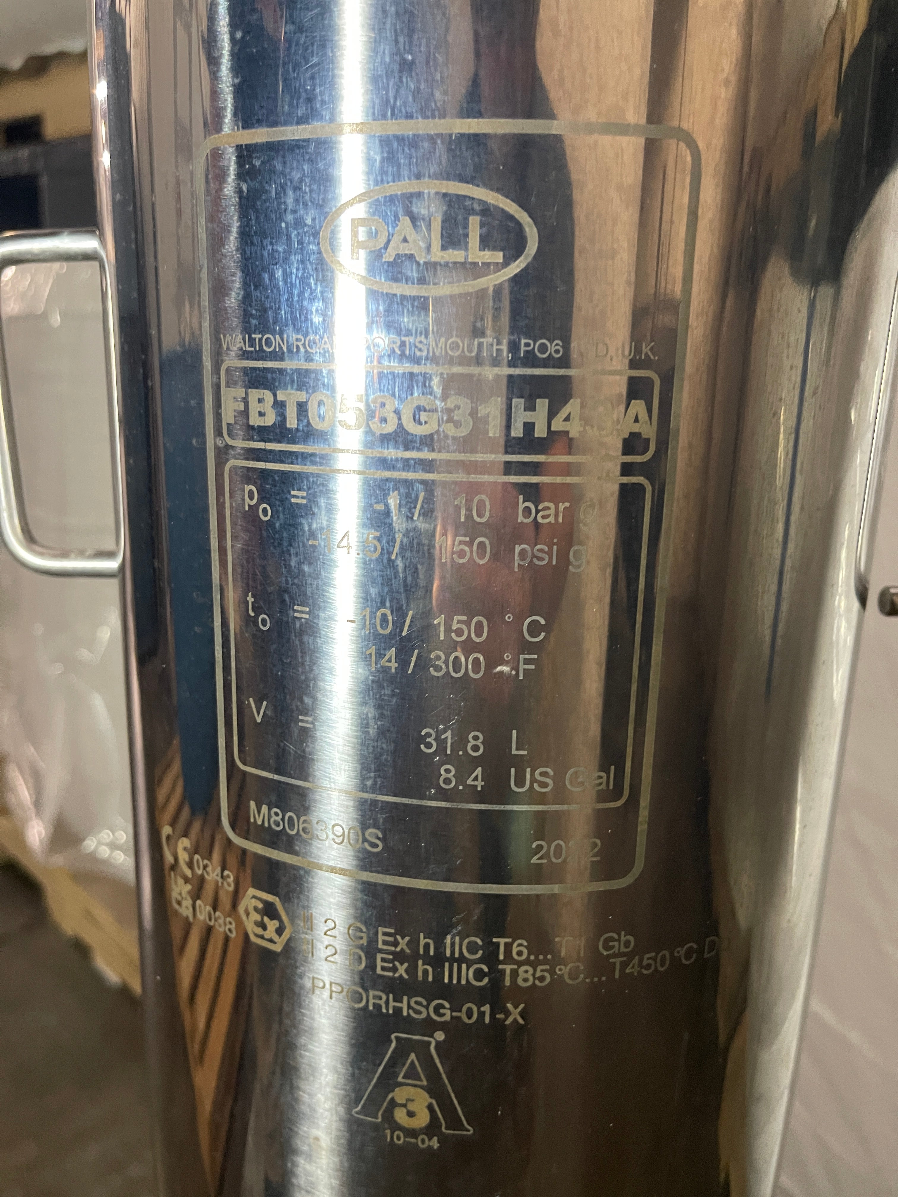Pall Lenticular Filter Housing