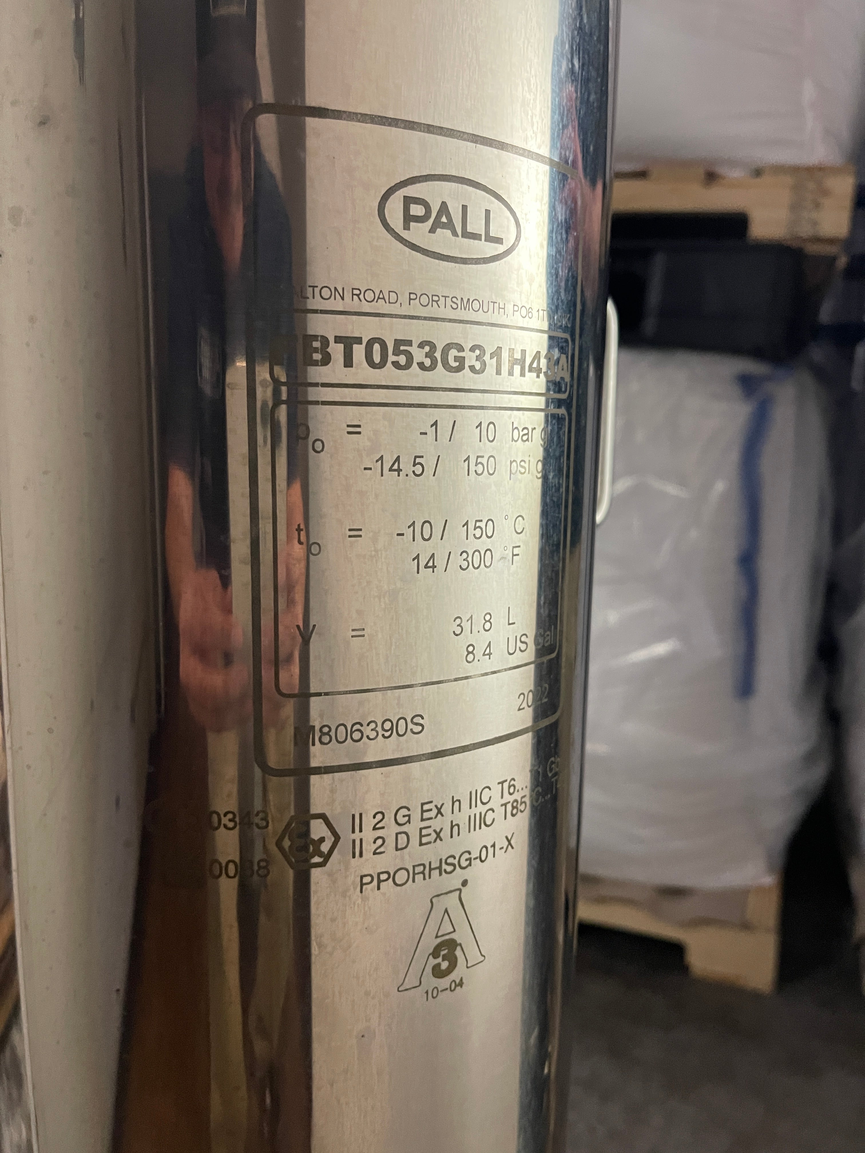 Pall Lenticular Filter Housing