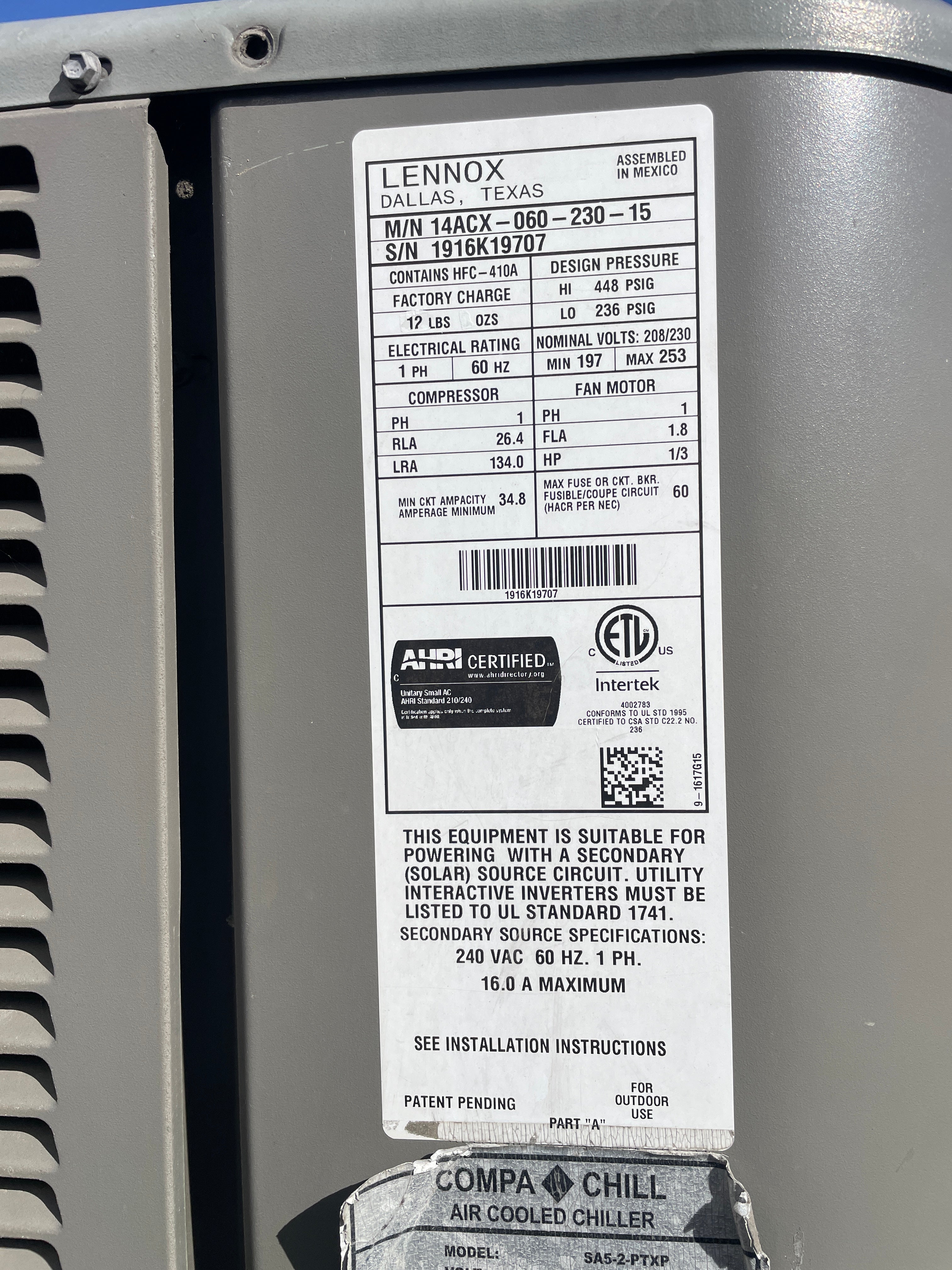 Whaley Glycol Chiller