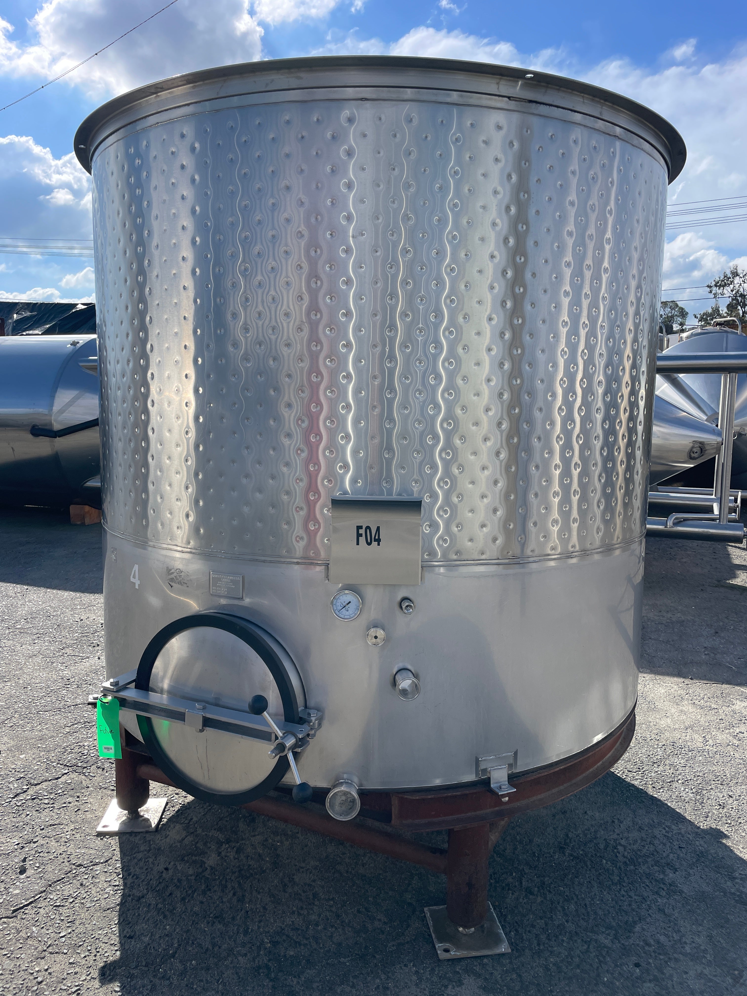 2,000gal Open Top Fermenters