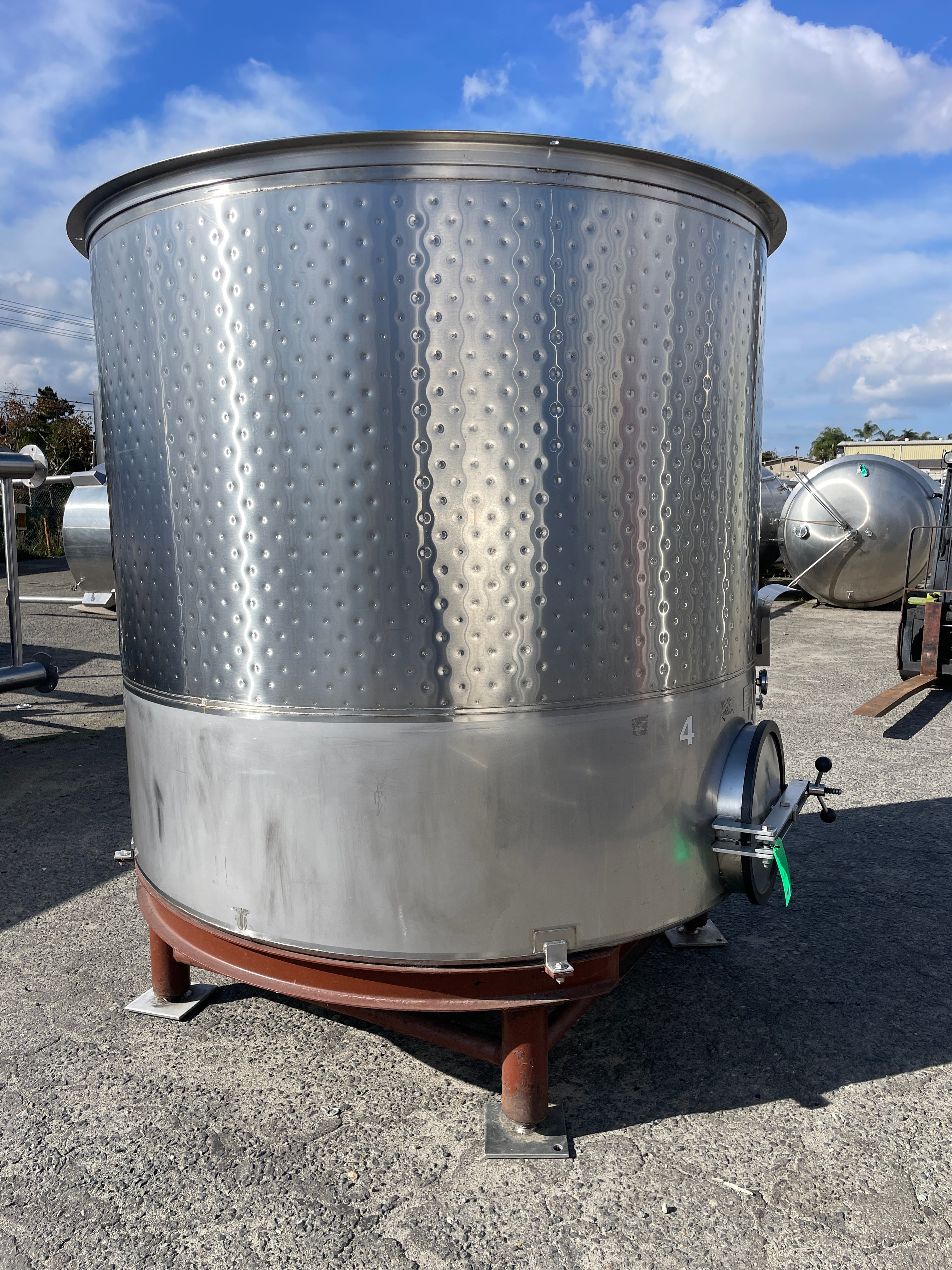 2,000gal Open Top Fermenters