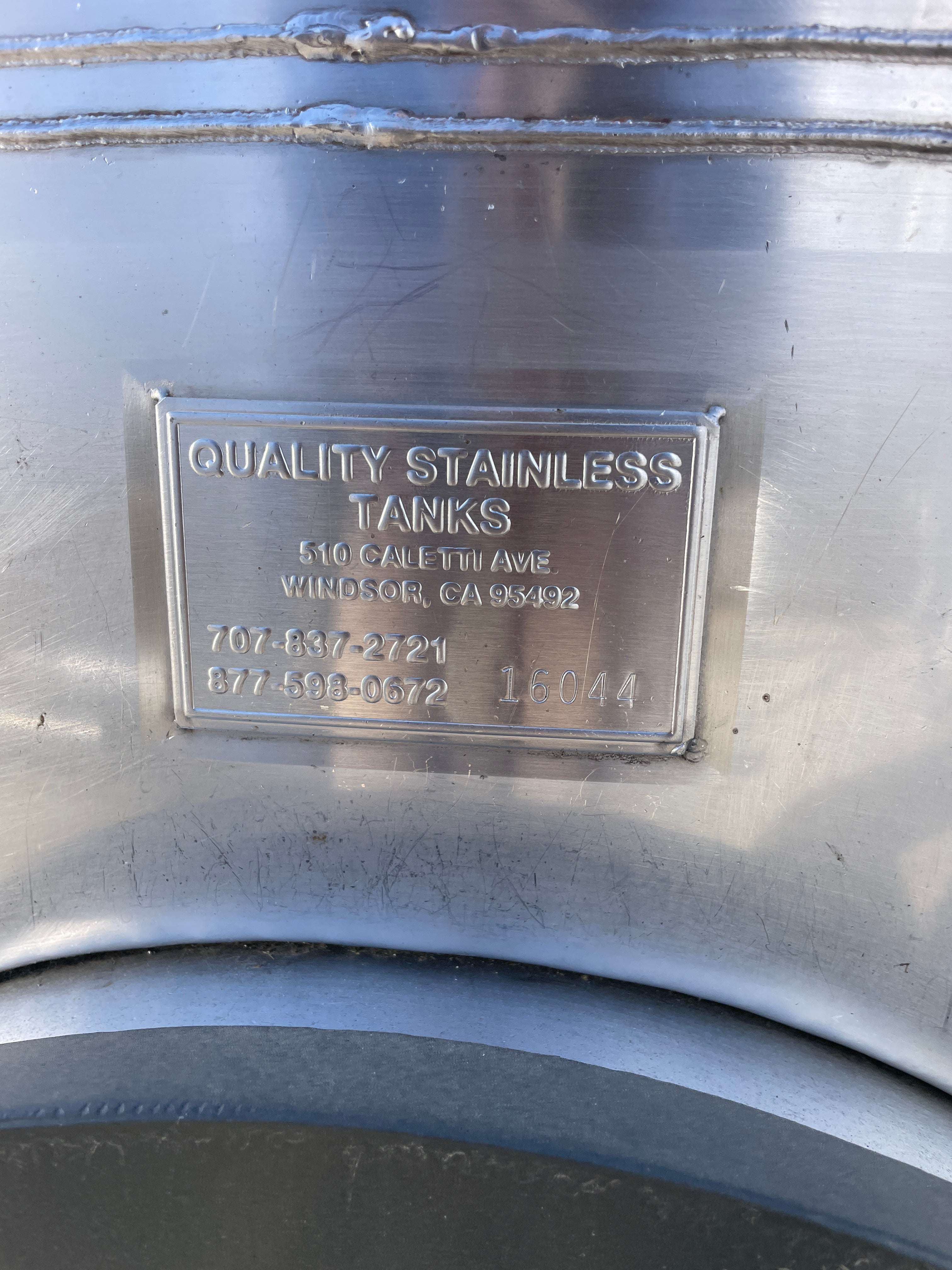 2,000gal Open Top Fermenters