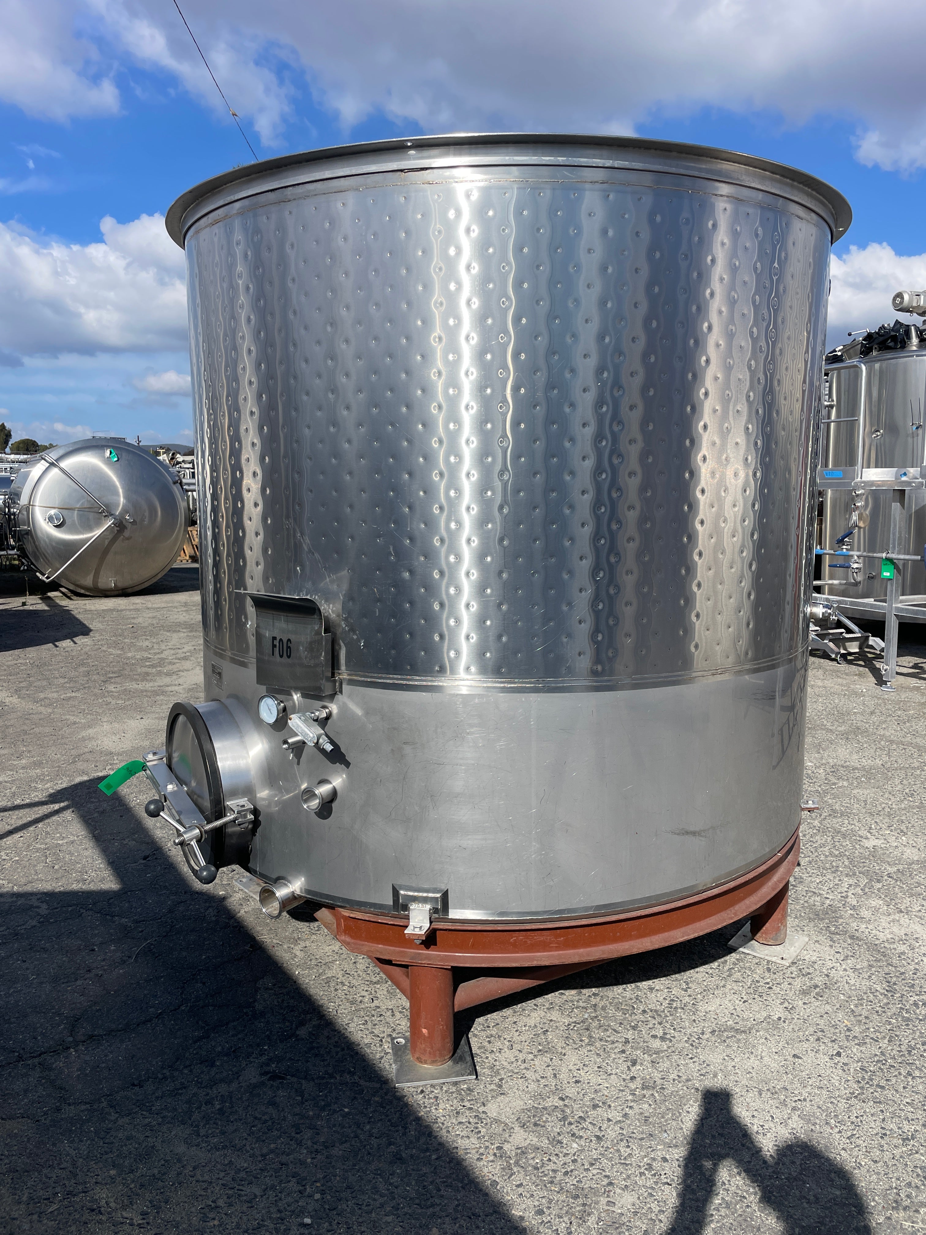 2,000gal Open Top Fermenters