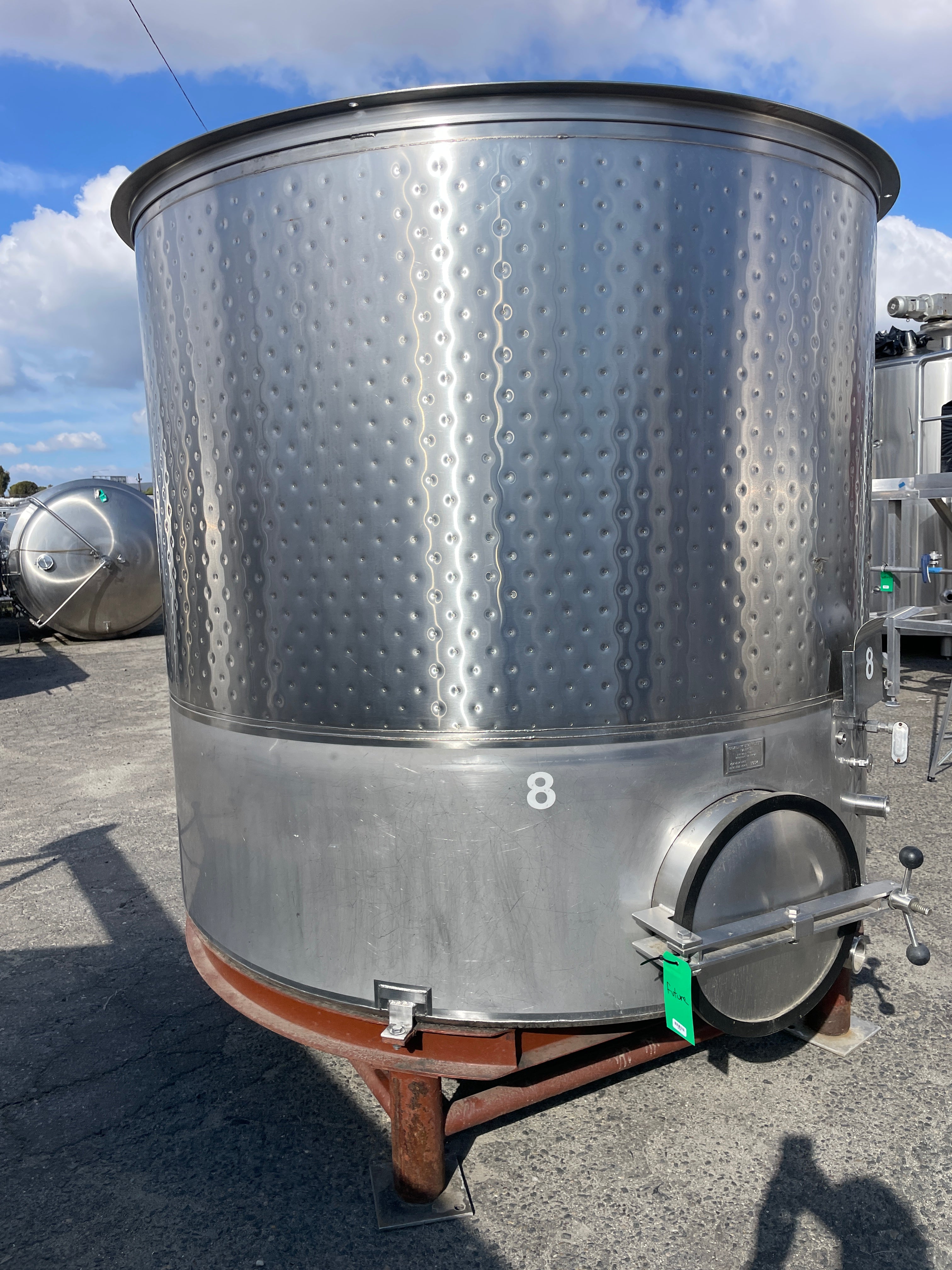 2,000gal Open Top Fermenters