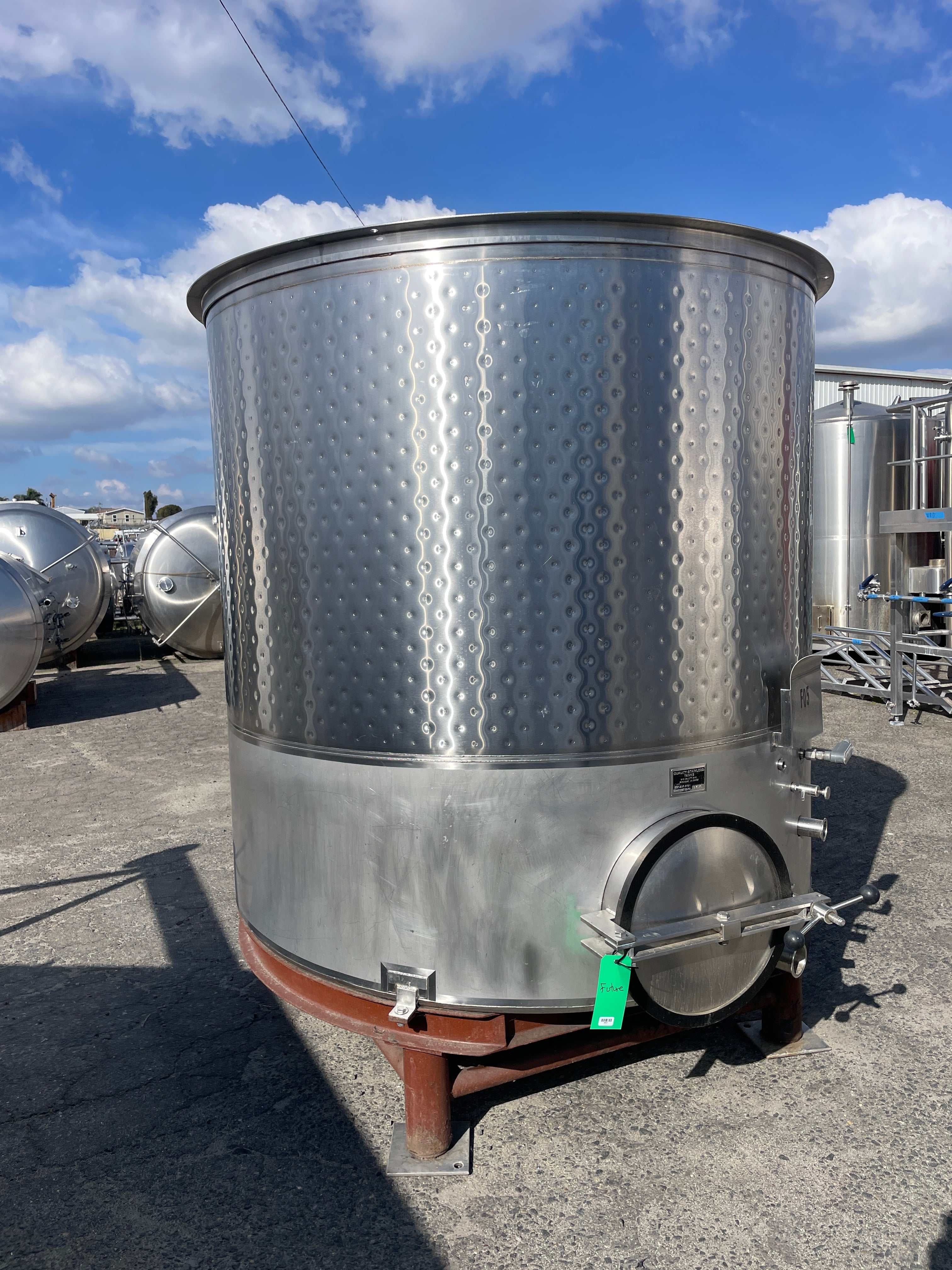 2,000gal Open Top Fermenters