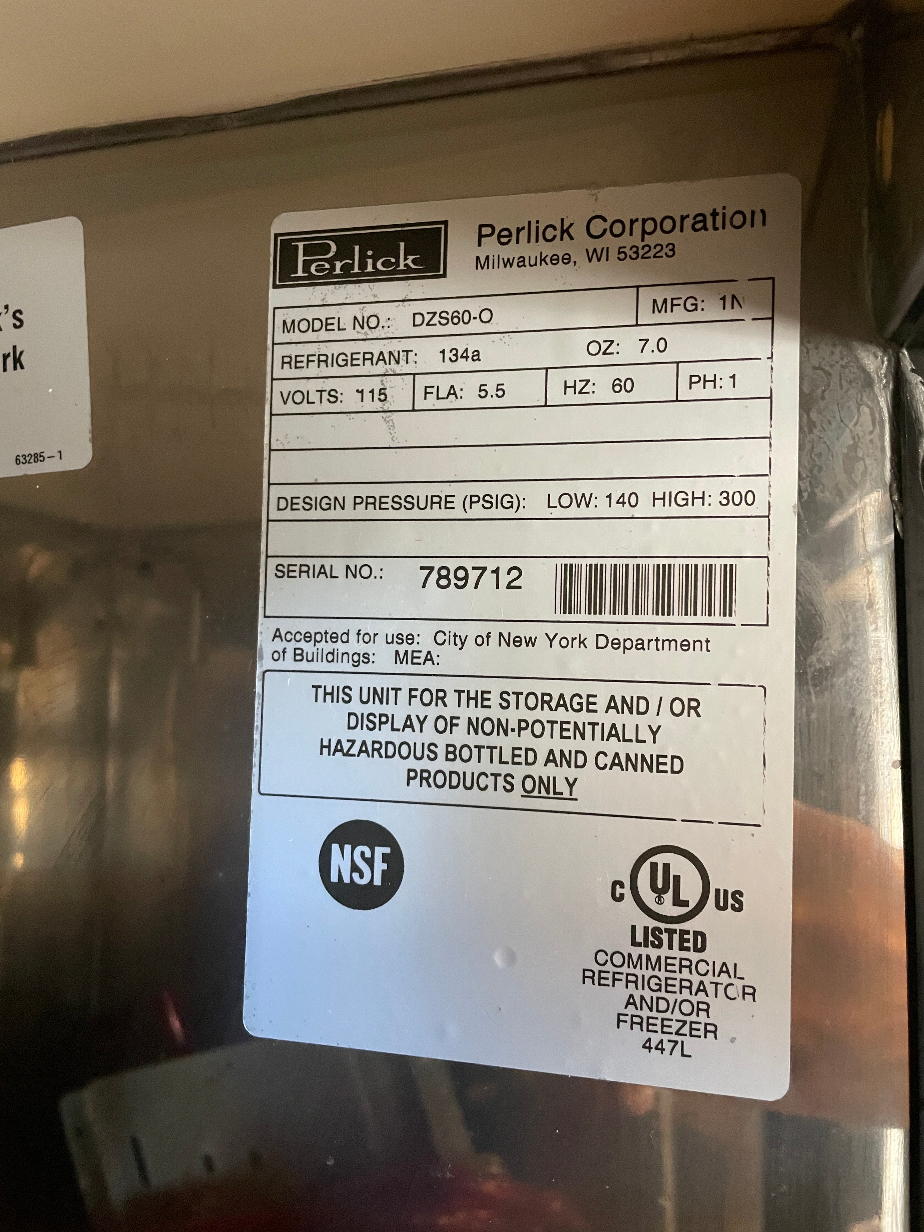 Refrigerators & Draft Setup