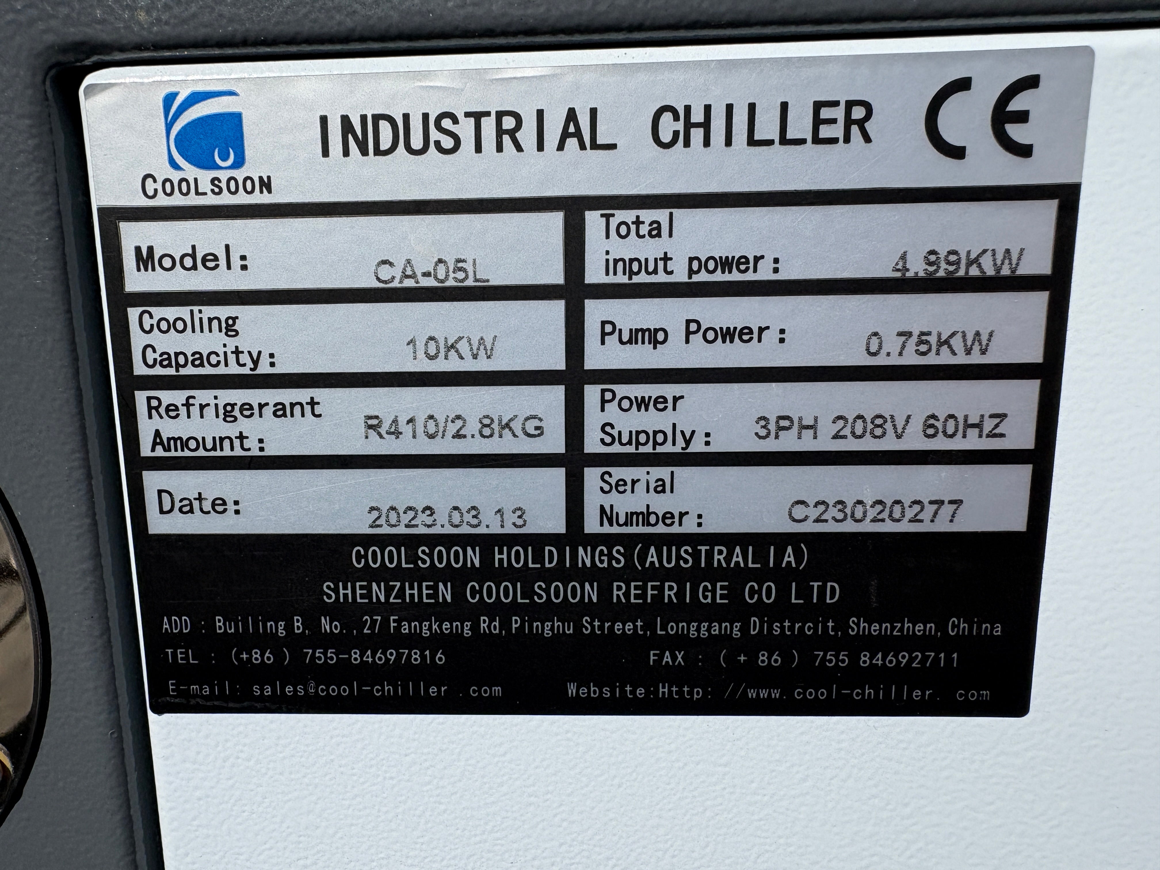 Glycol Chiller