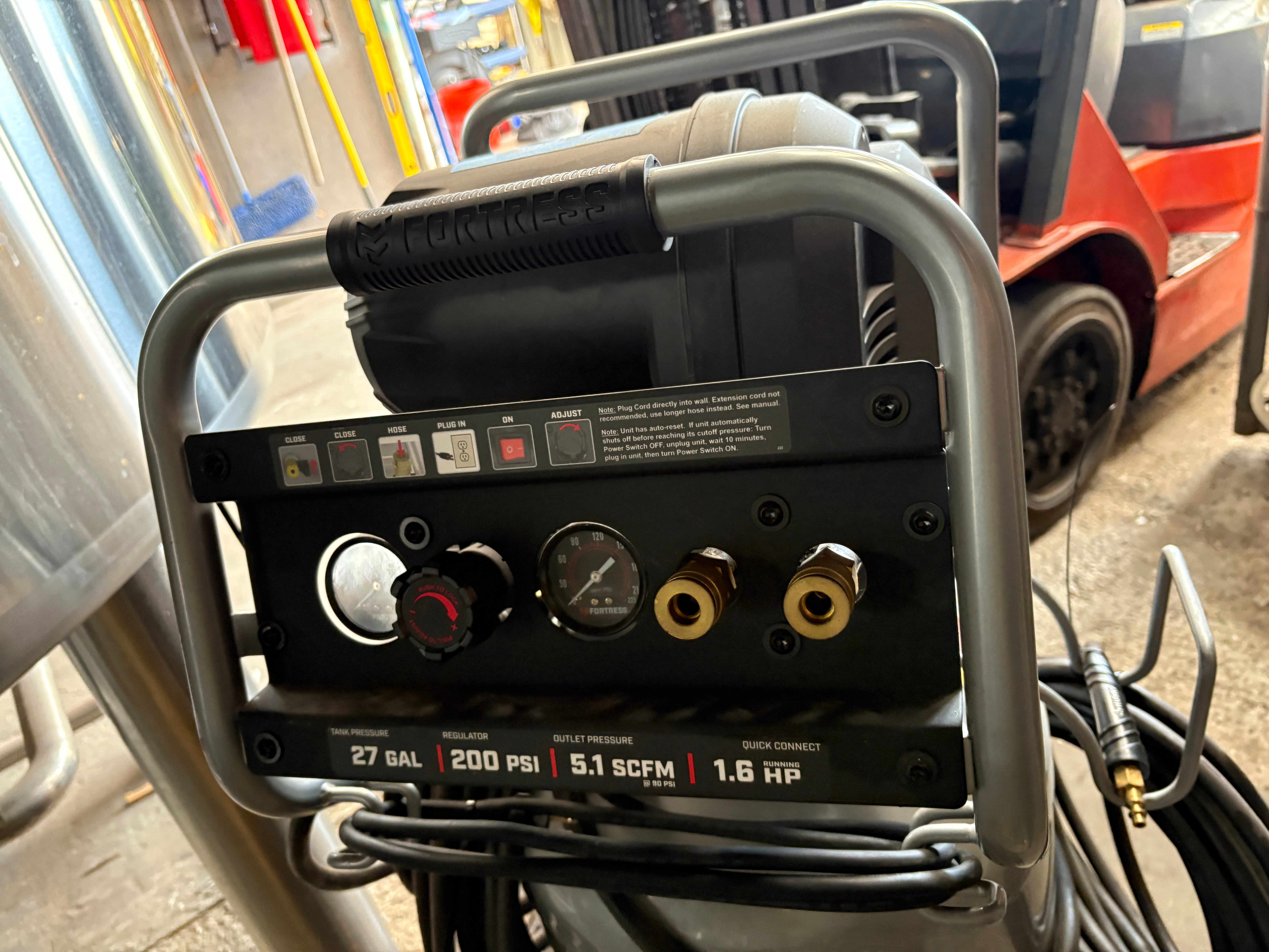 Fortress 27gal Air Compressor