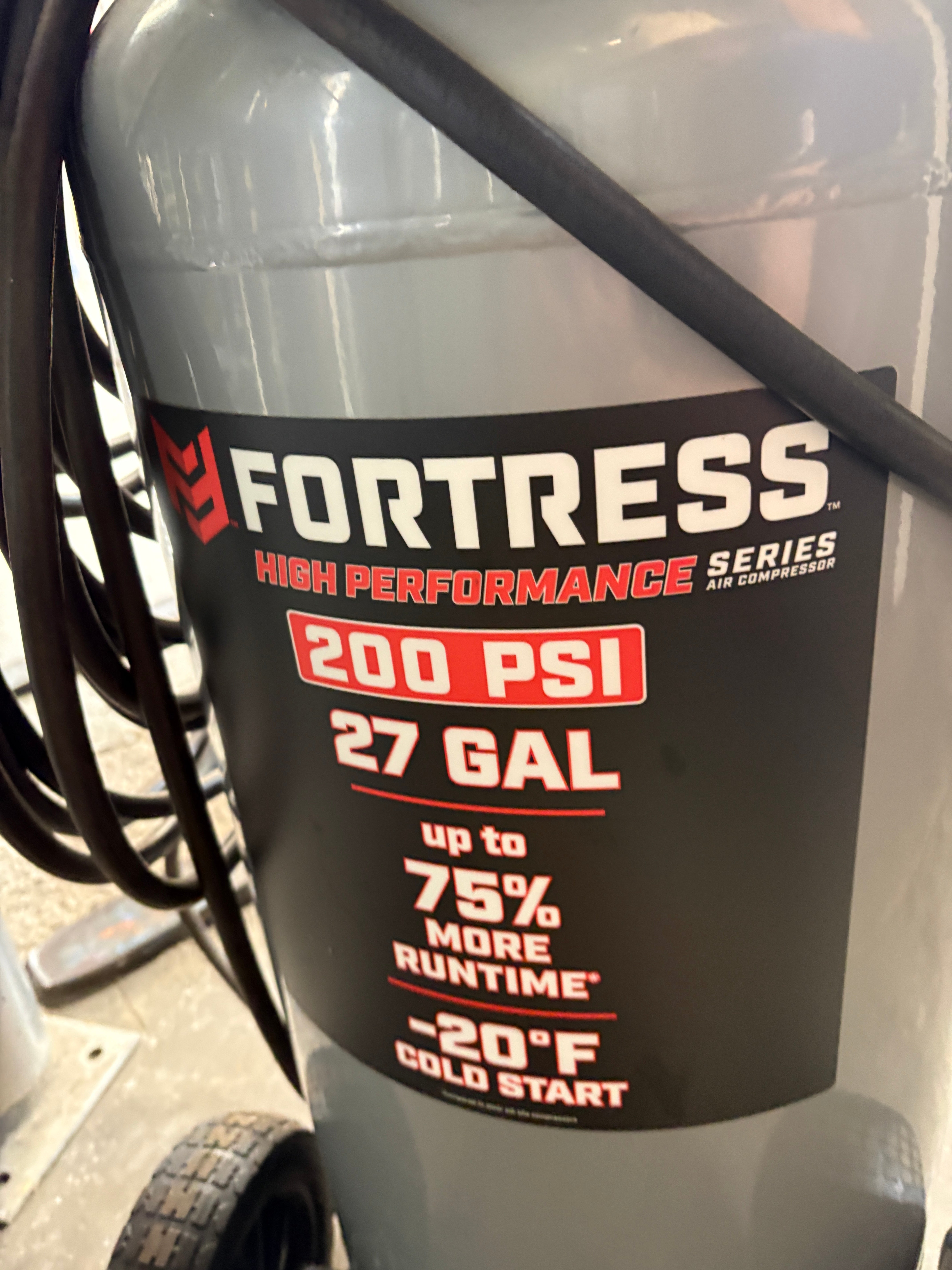 Fortress 27gal Air Compressor