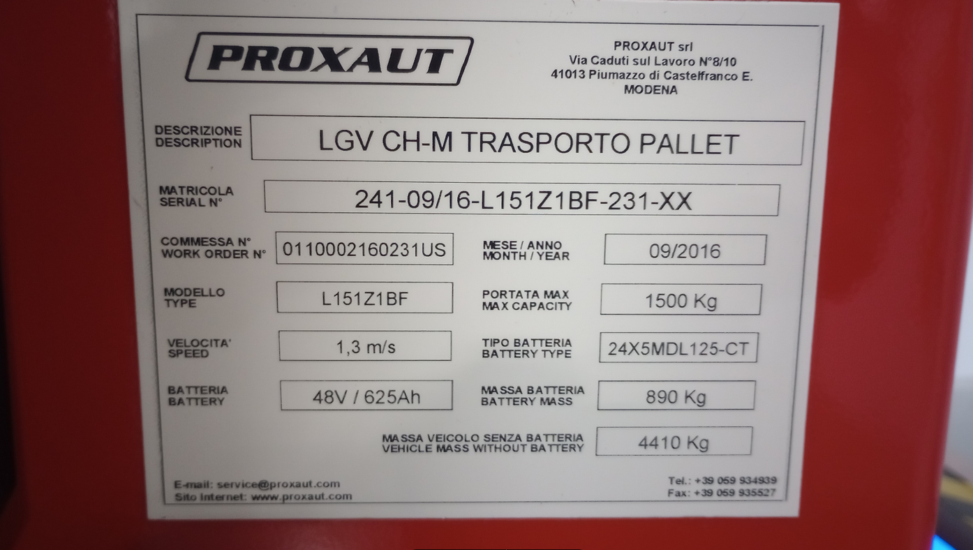 Proxaut Autonomous Forklift