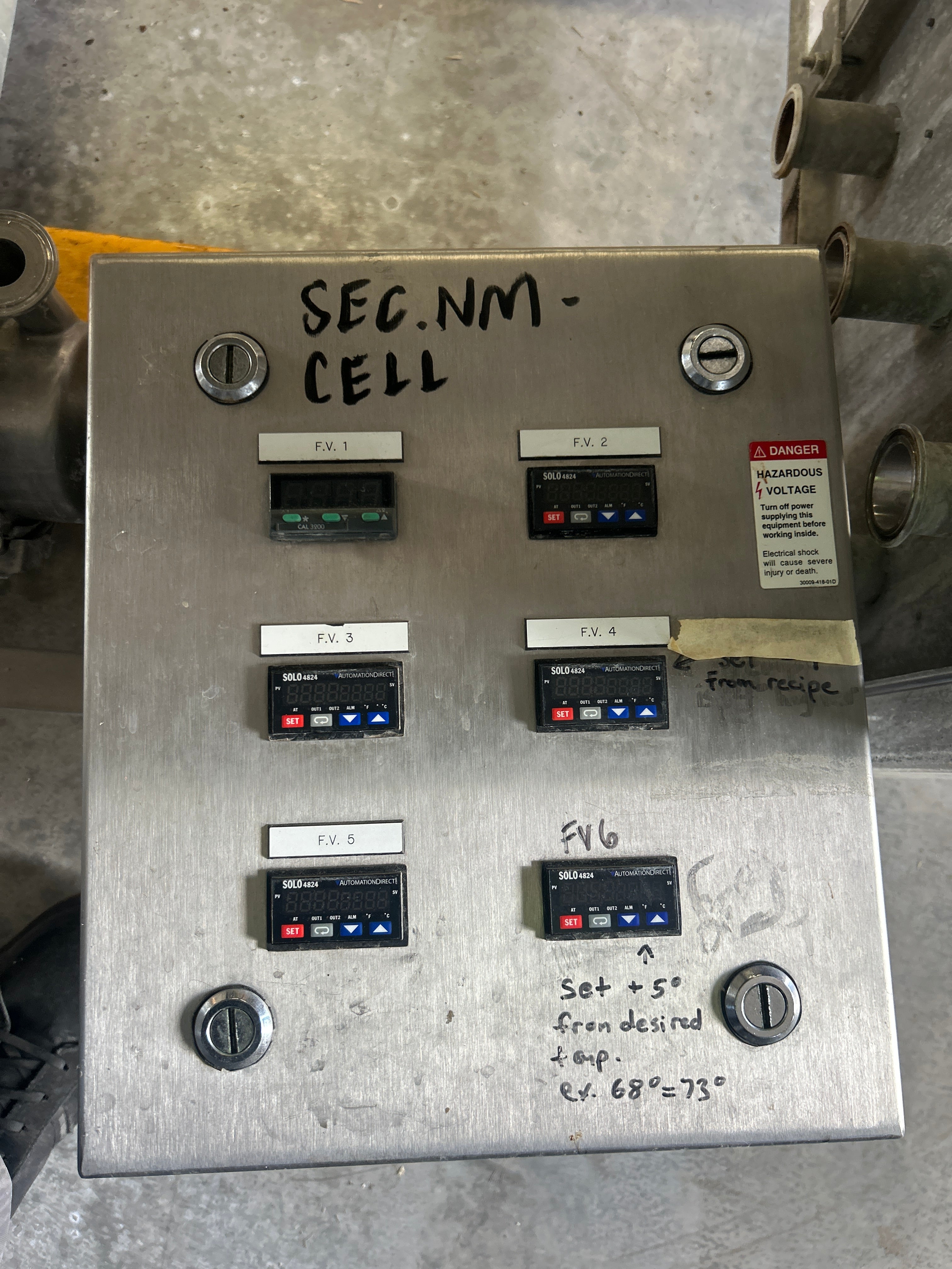 Cellar Control Panel