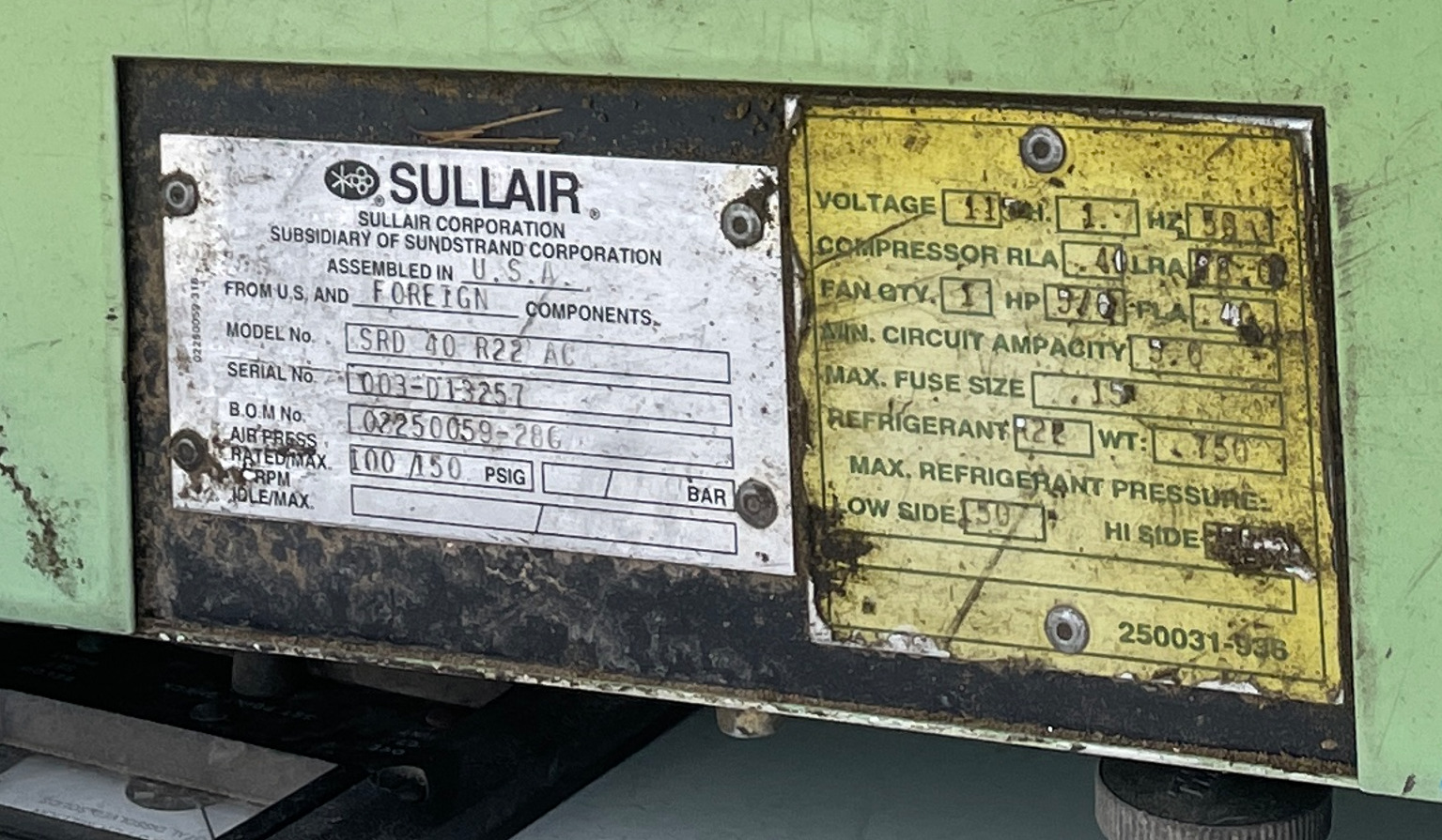 SullAir Air Dryer