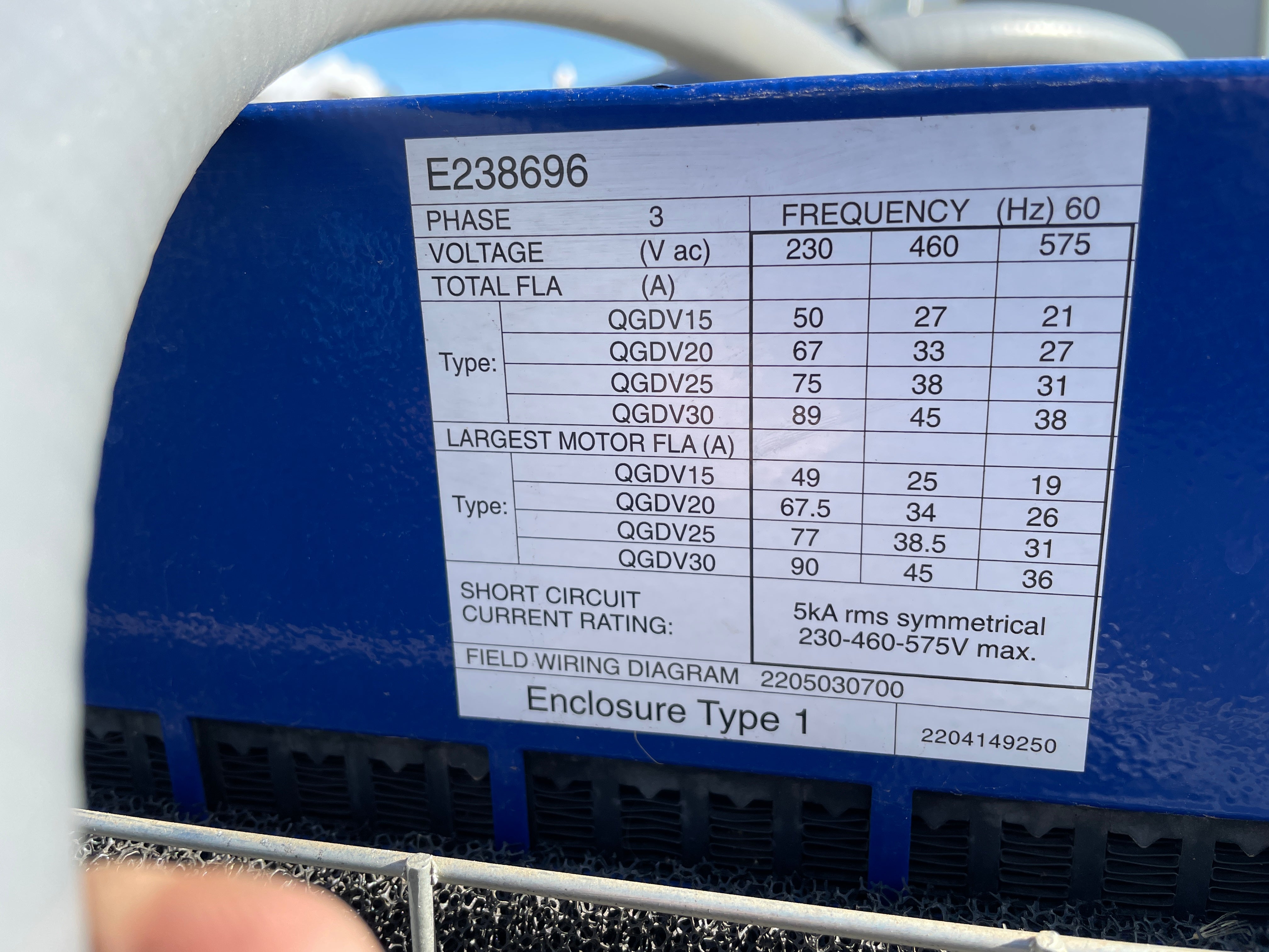 Air Compressor Quincy w/ 500gal Tank Beverage Equipment Traders